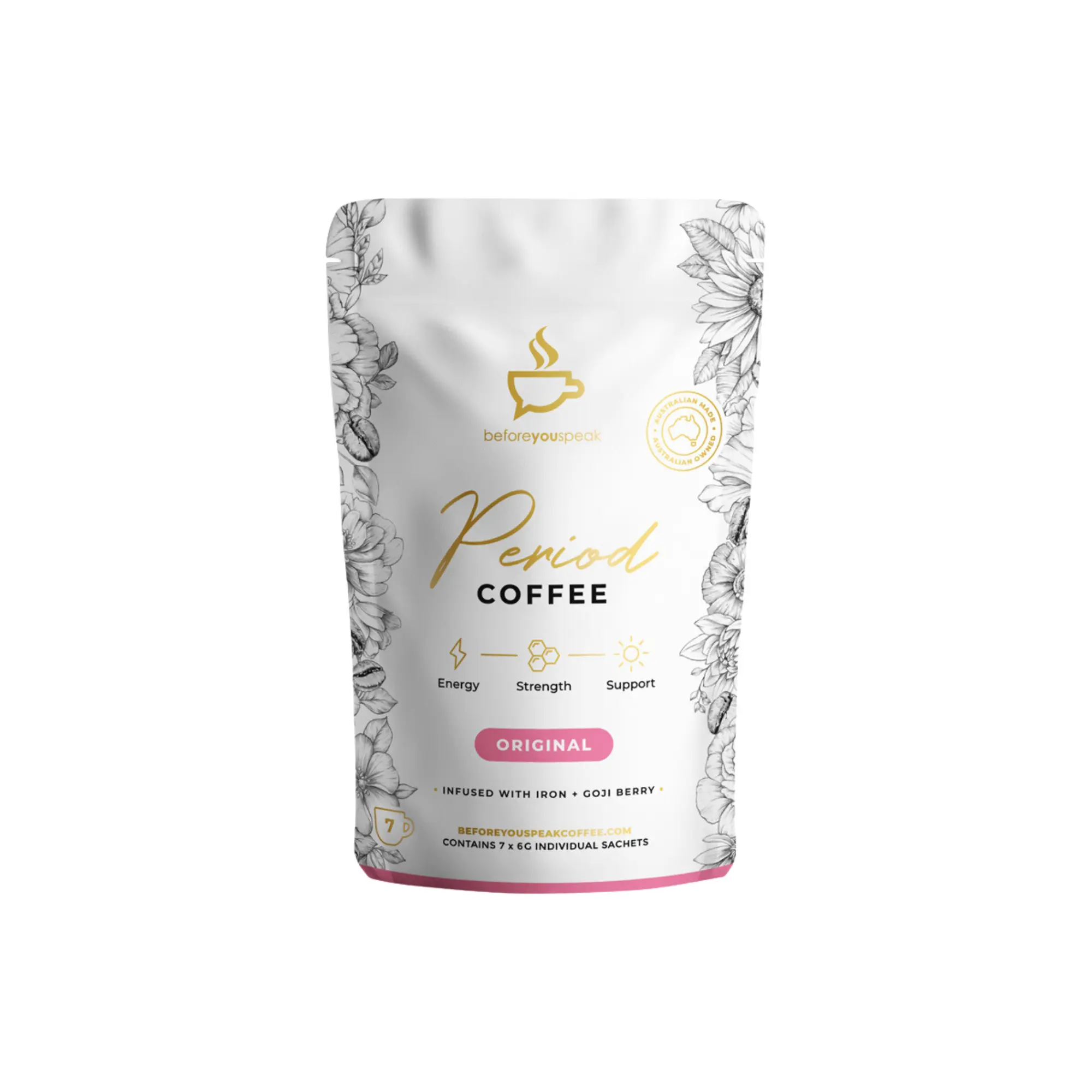 Before you Speak Period Coffee