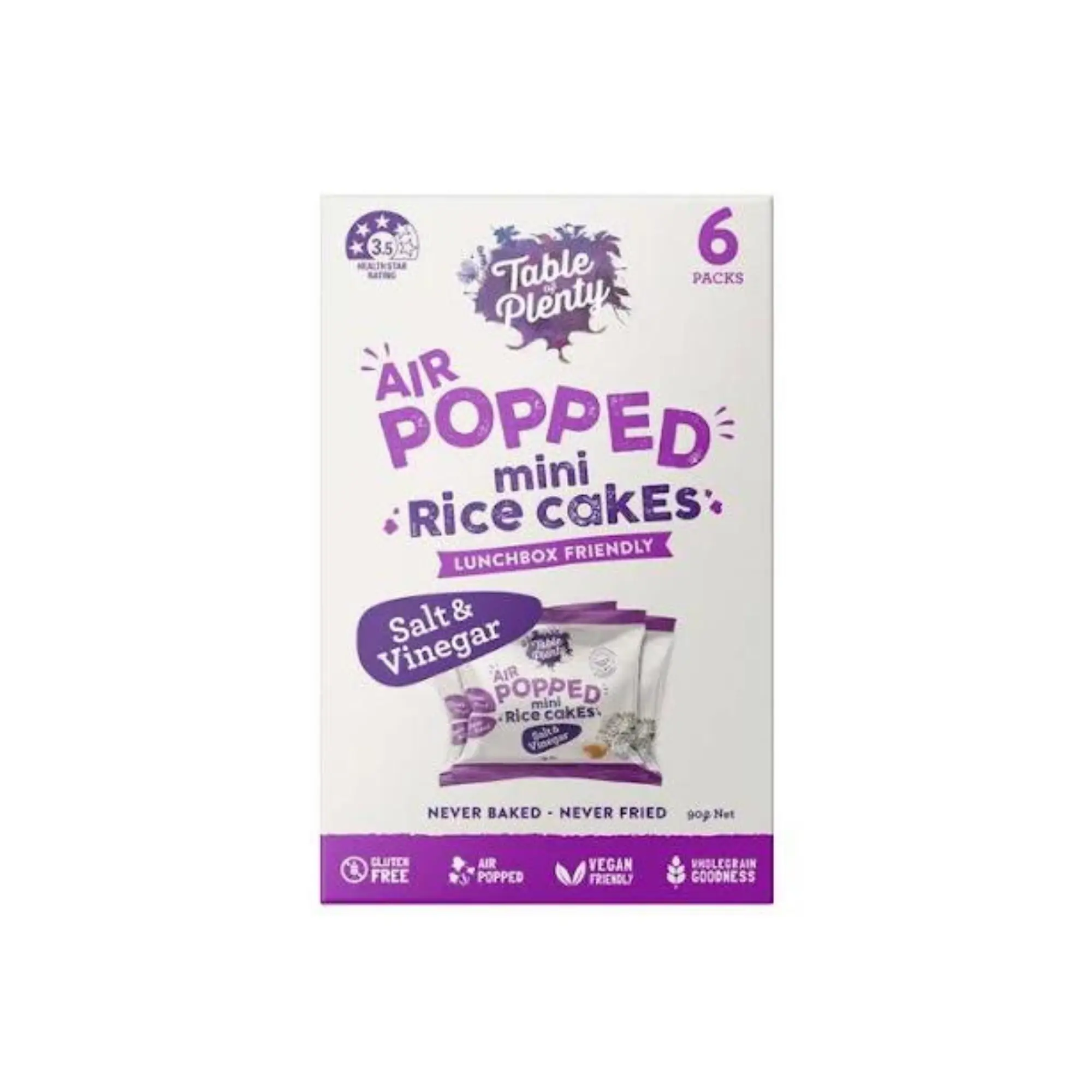 Table of Plenty Salt and Vinegar Mini Rice Cakes