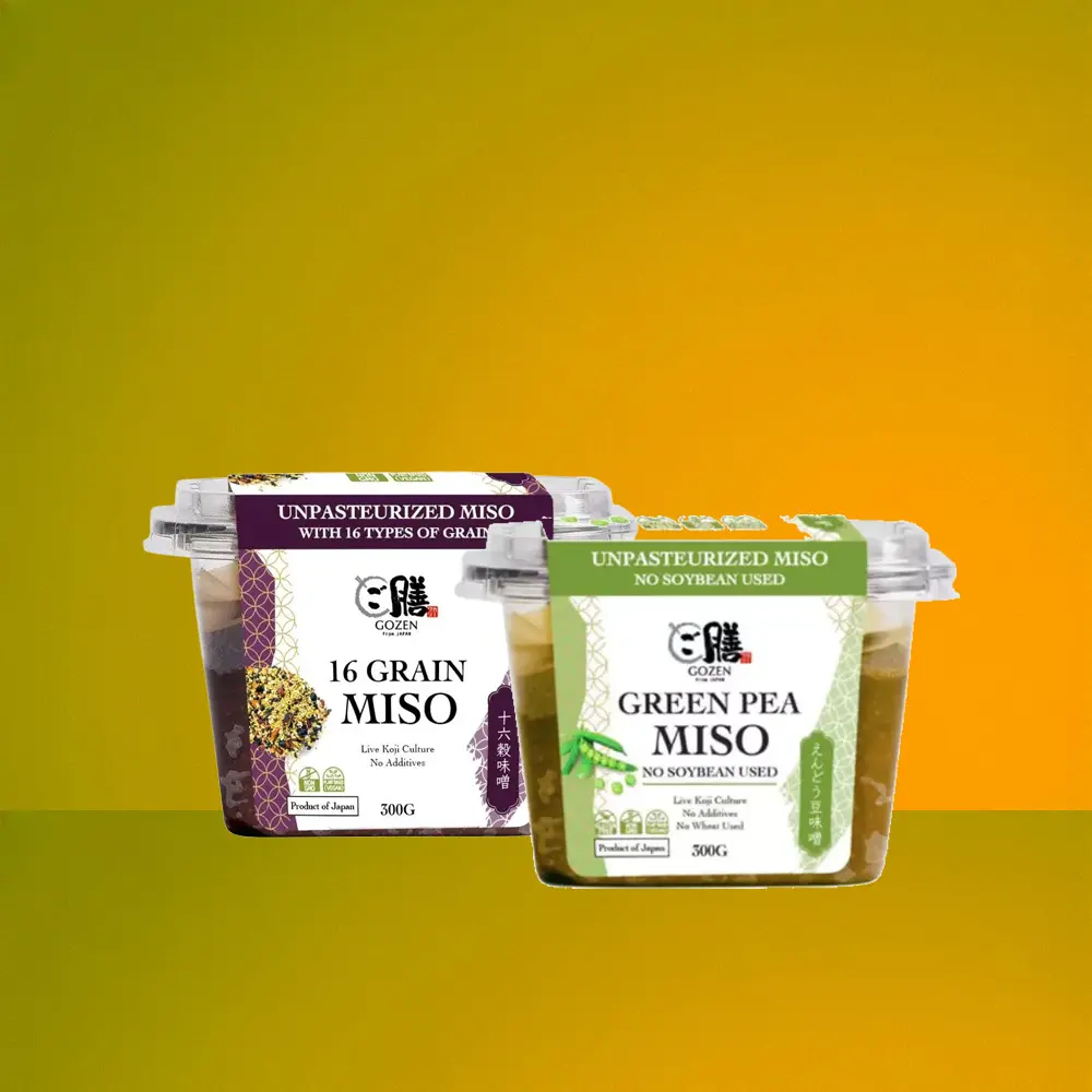 Carwari – GOZEN Green Pea Miso OR GOZEN 16 Grain Miso