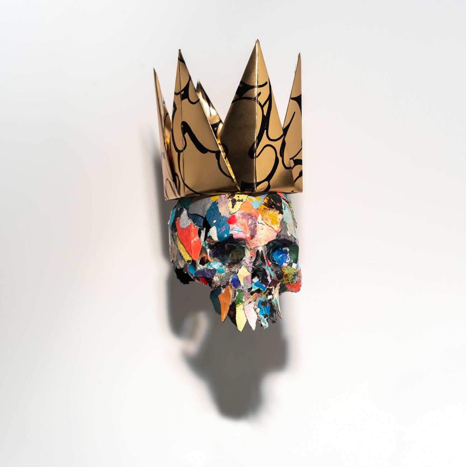 Wall Skull x Golden Paper Crown