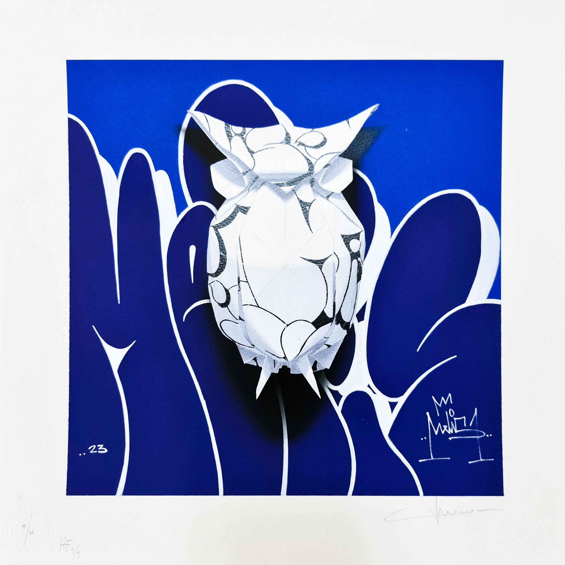 Paper Owl I - Hand Finish 01