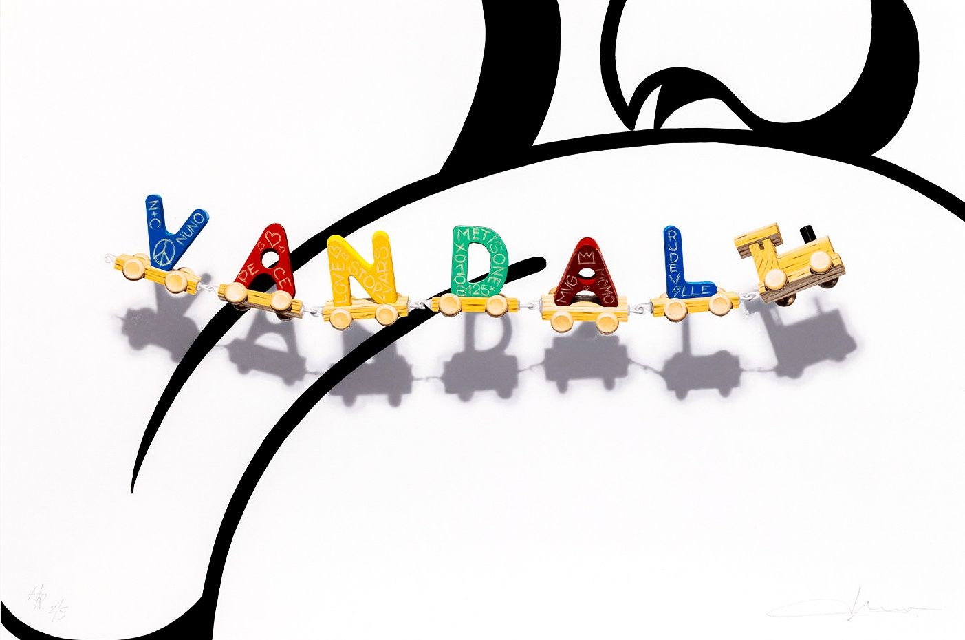 Toy Train x Vandal - Hand-Finished Varianrt