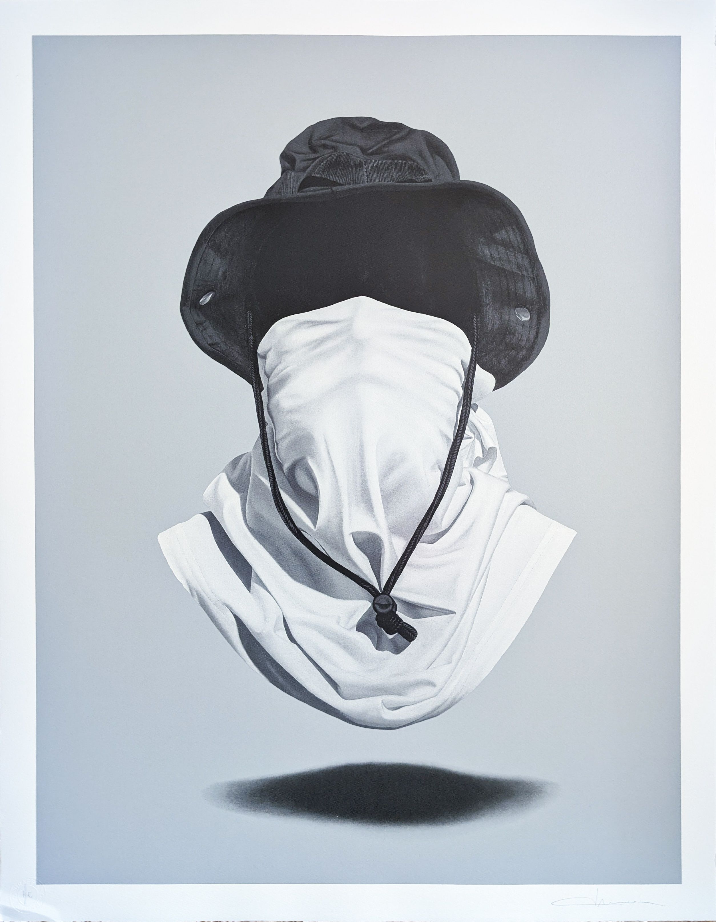 Shirt Mask x Safari Hat - Grey BG