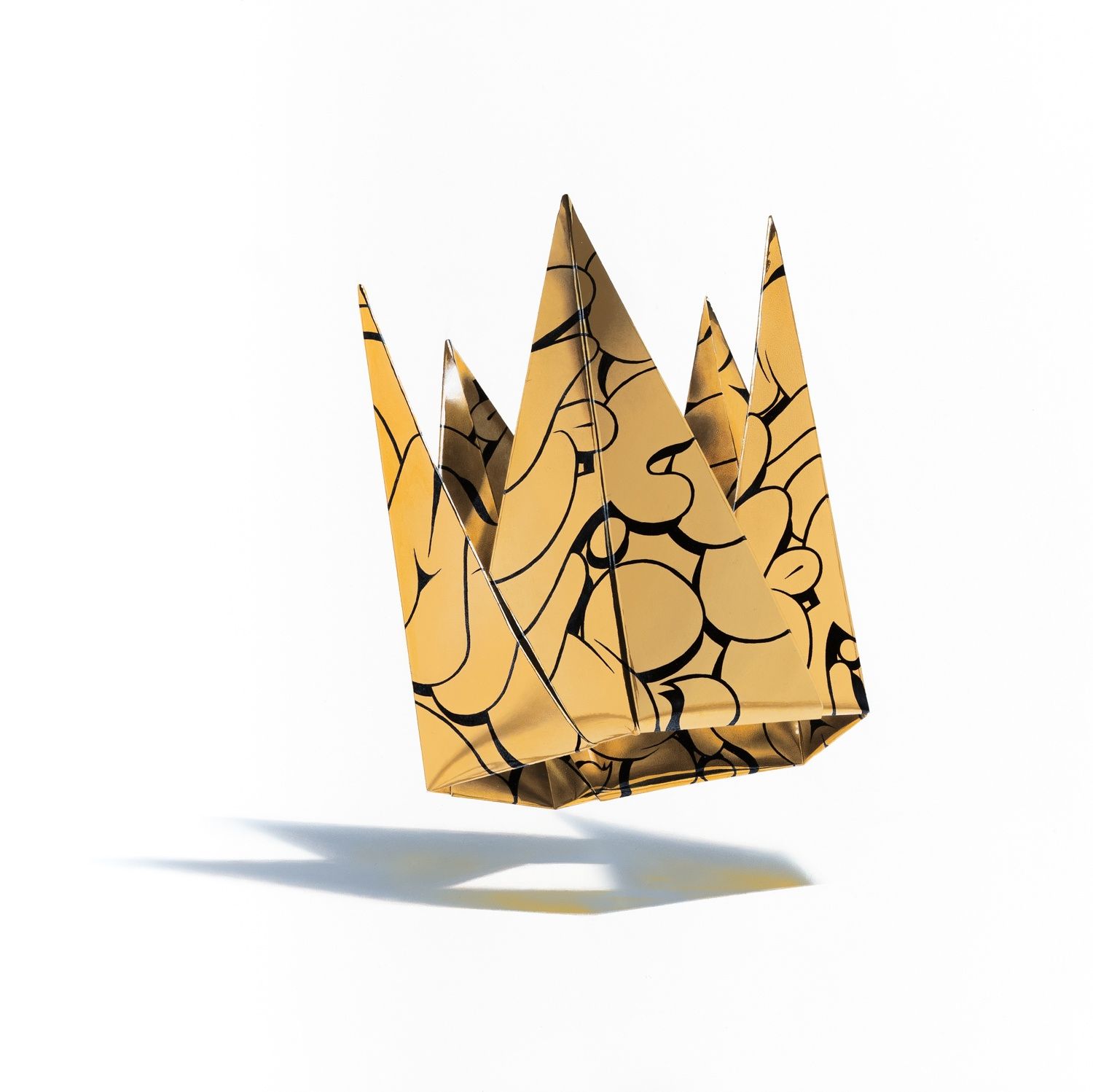Golden Paper Crown V