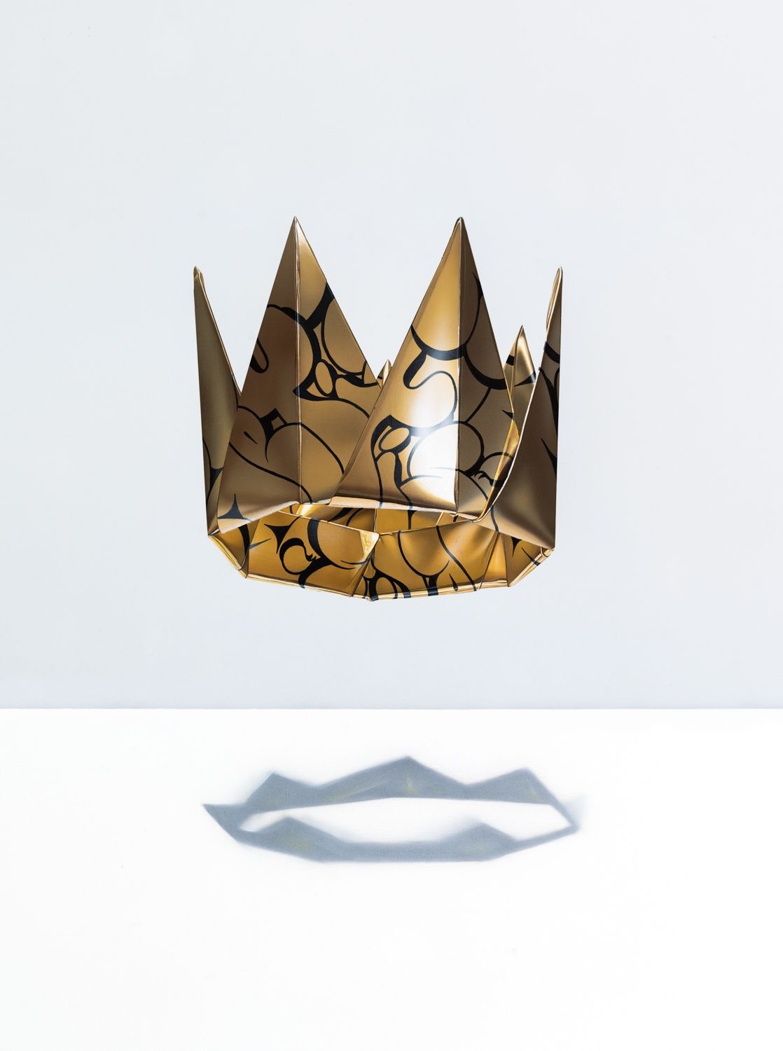 Golden Paper Crown IX
