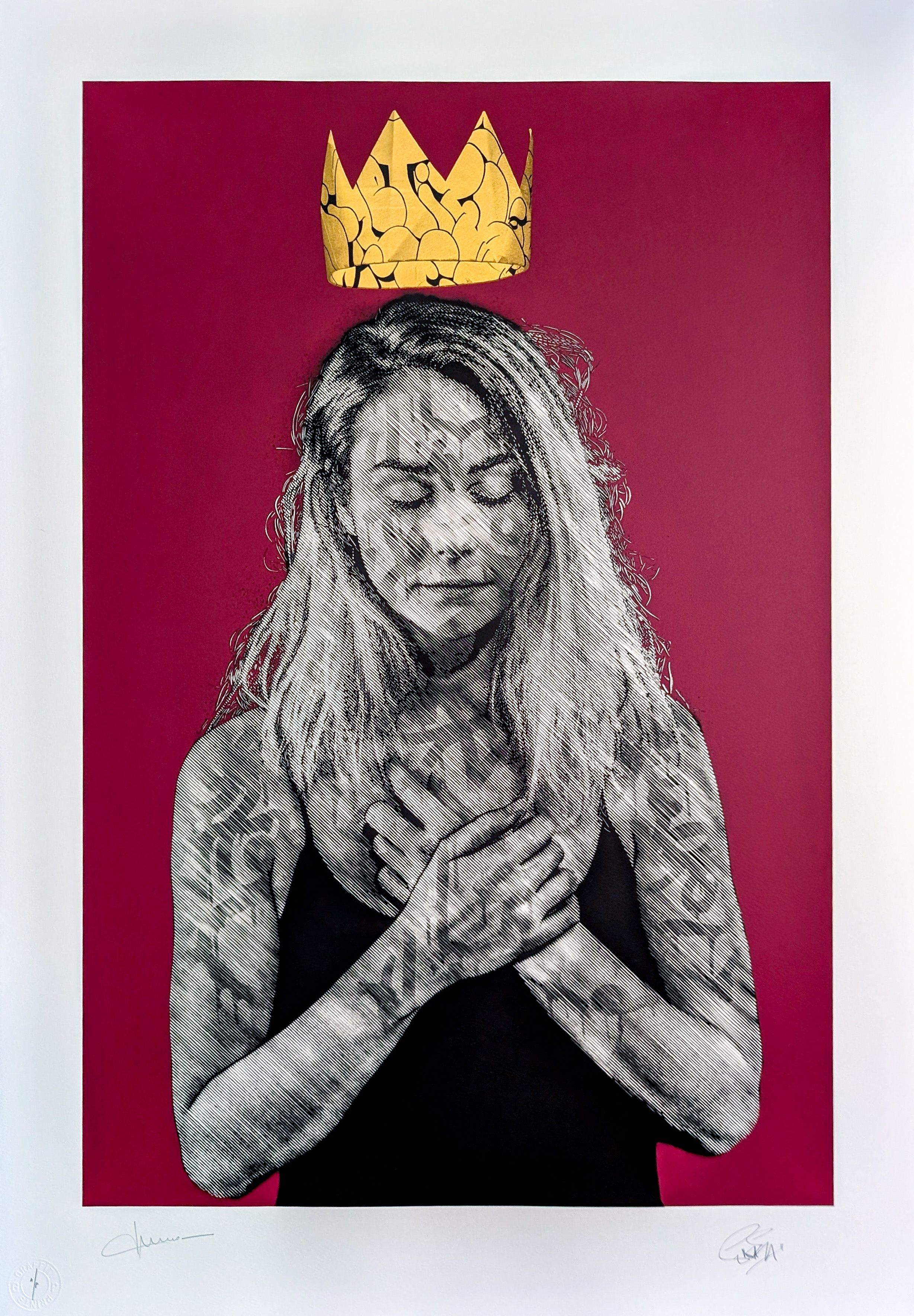 Everything Connected - AP - Bordeaux BG - Gold Leaf