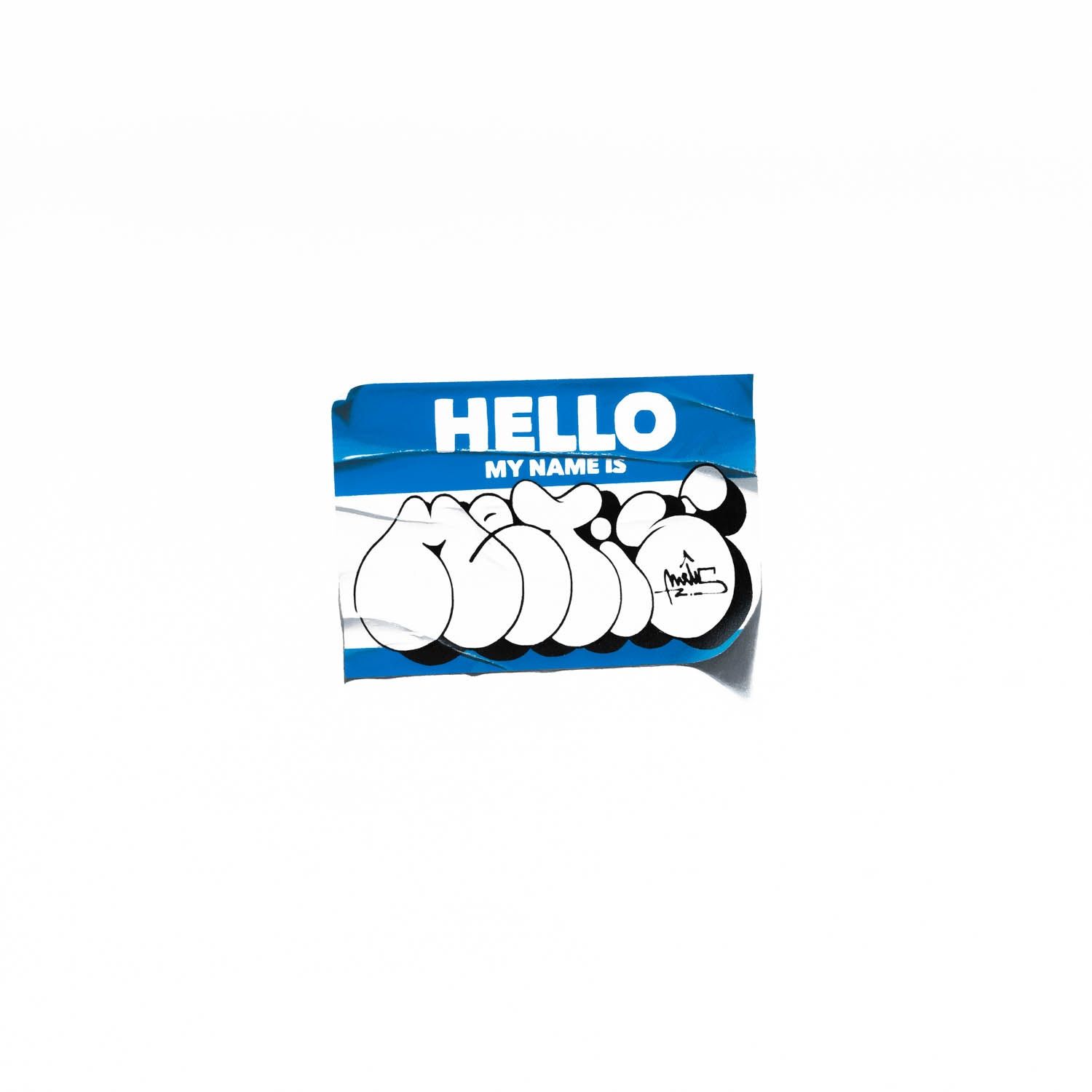 Hello My Name is Metis1 Blue