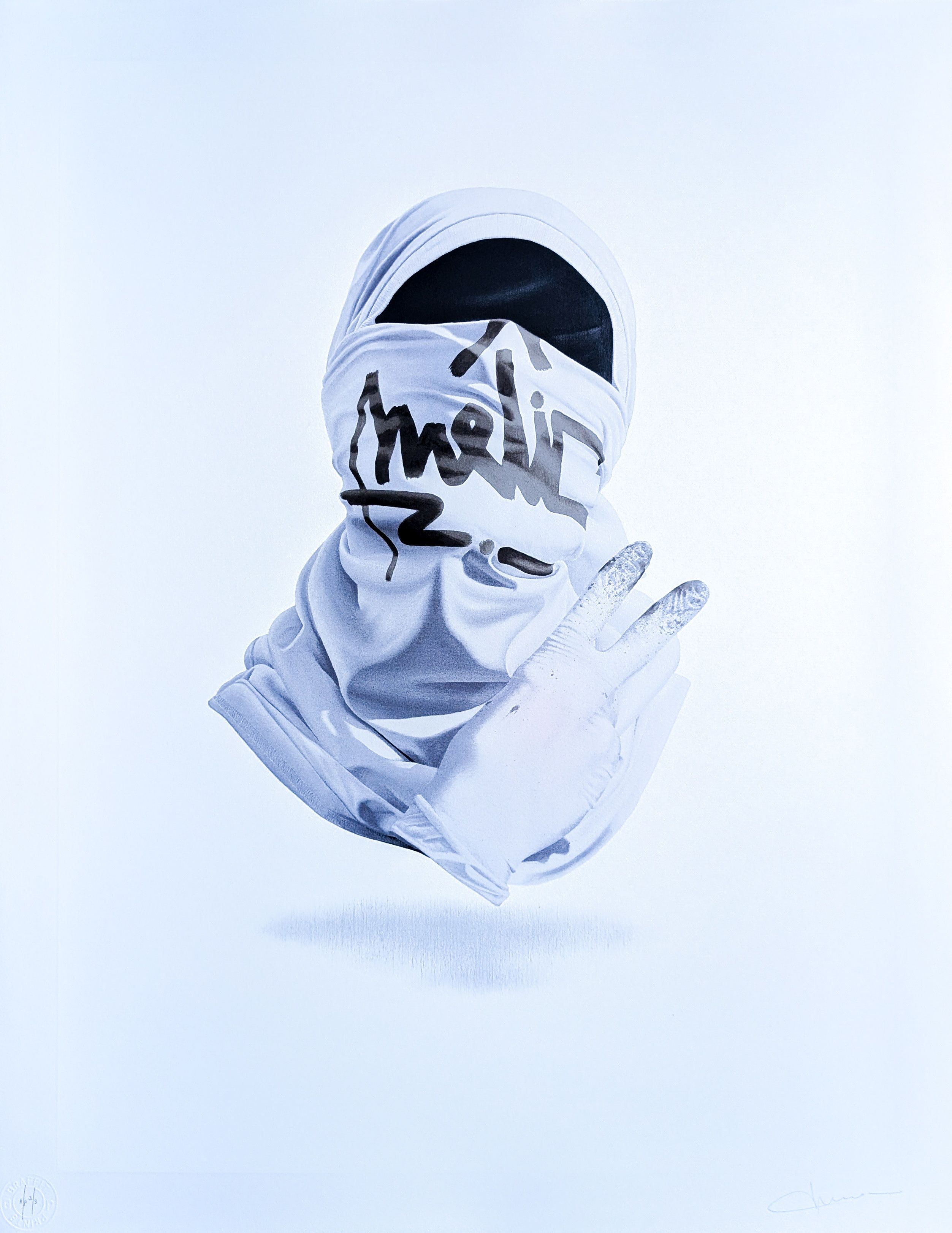 Shirt Mask VII - AP -White BG