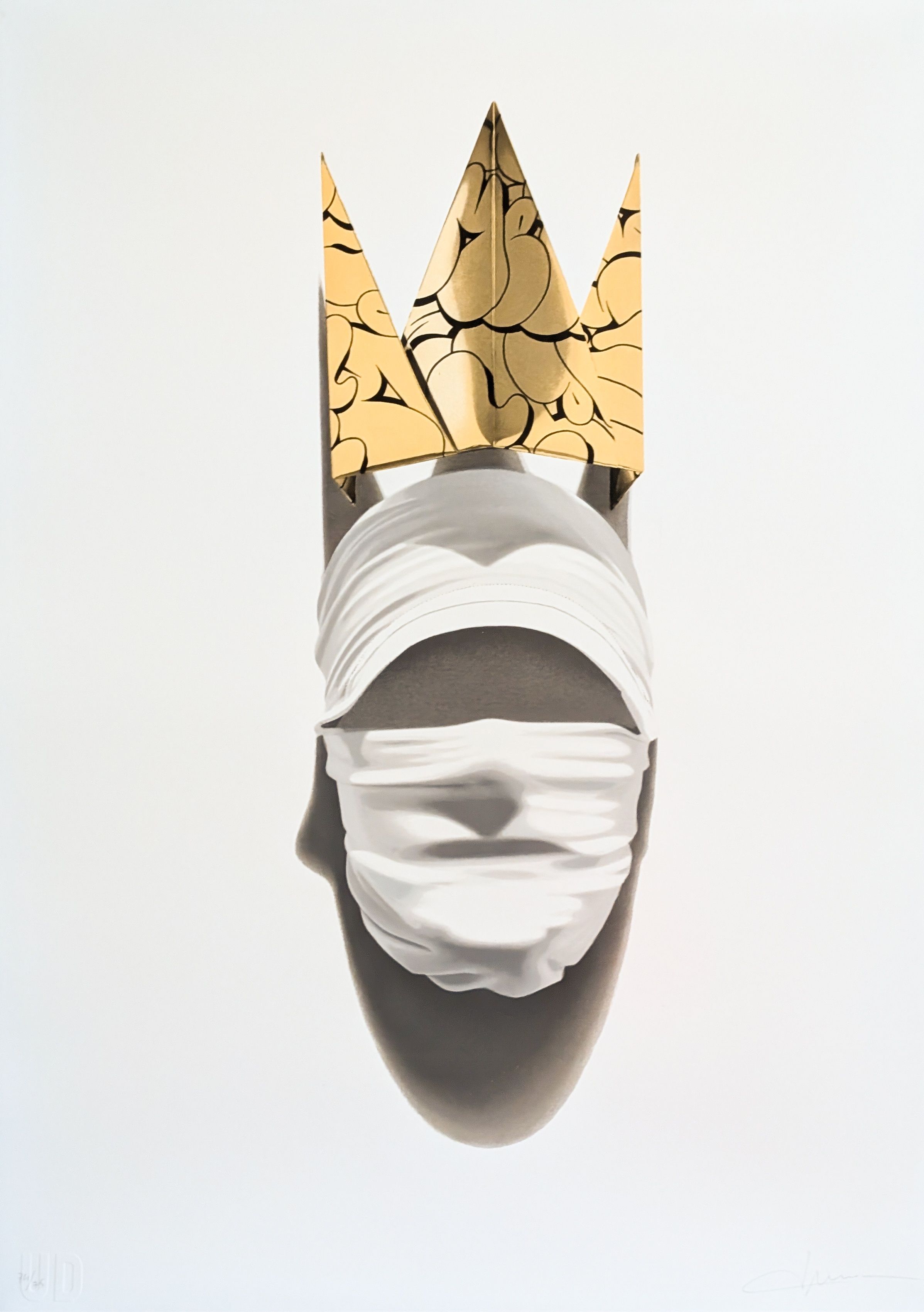 Shirt Mask x Golden Paper Crown SOW01