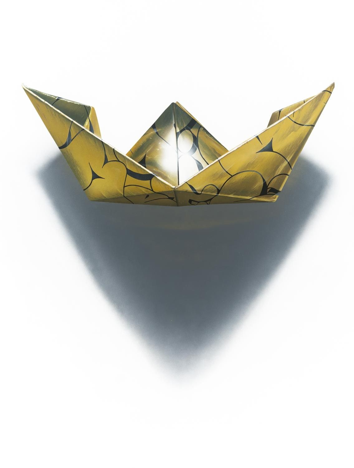 Golden Paper Boat I