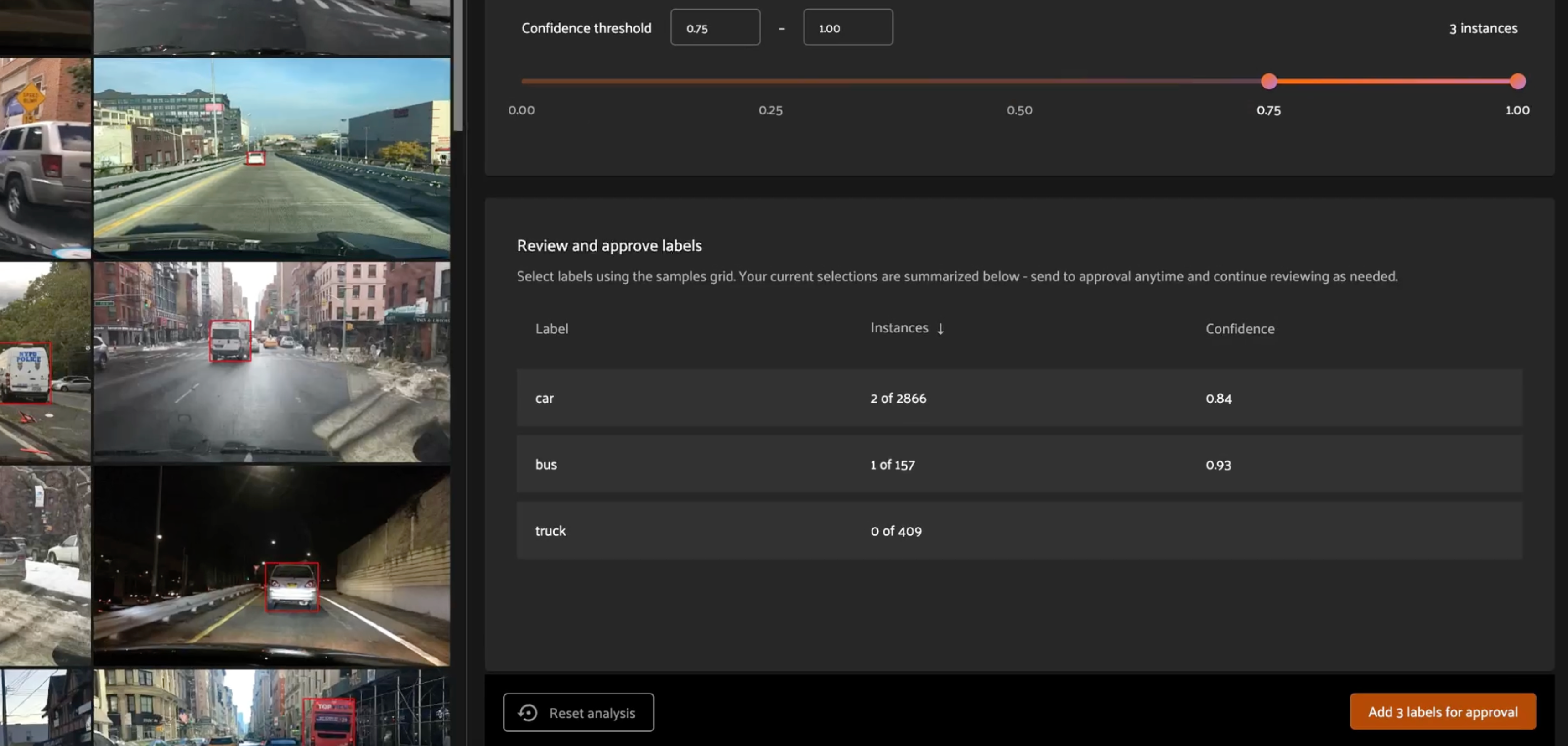 Using the Embeddings Panel to Spot Anomalies.
