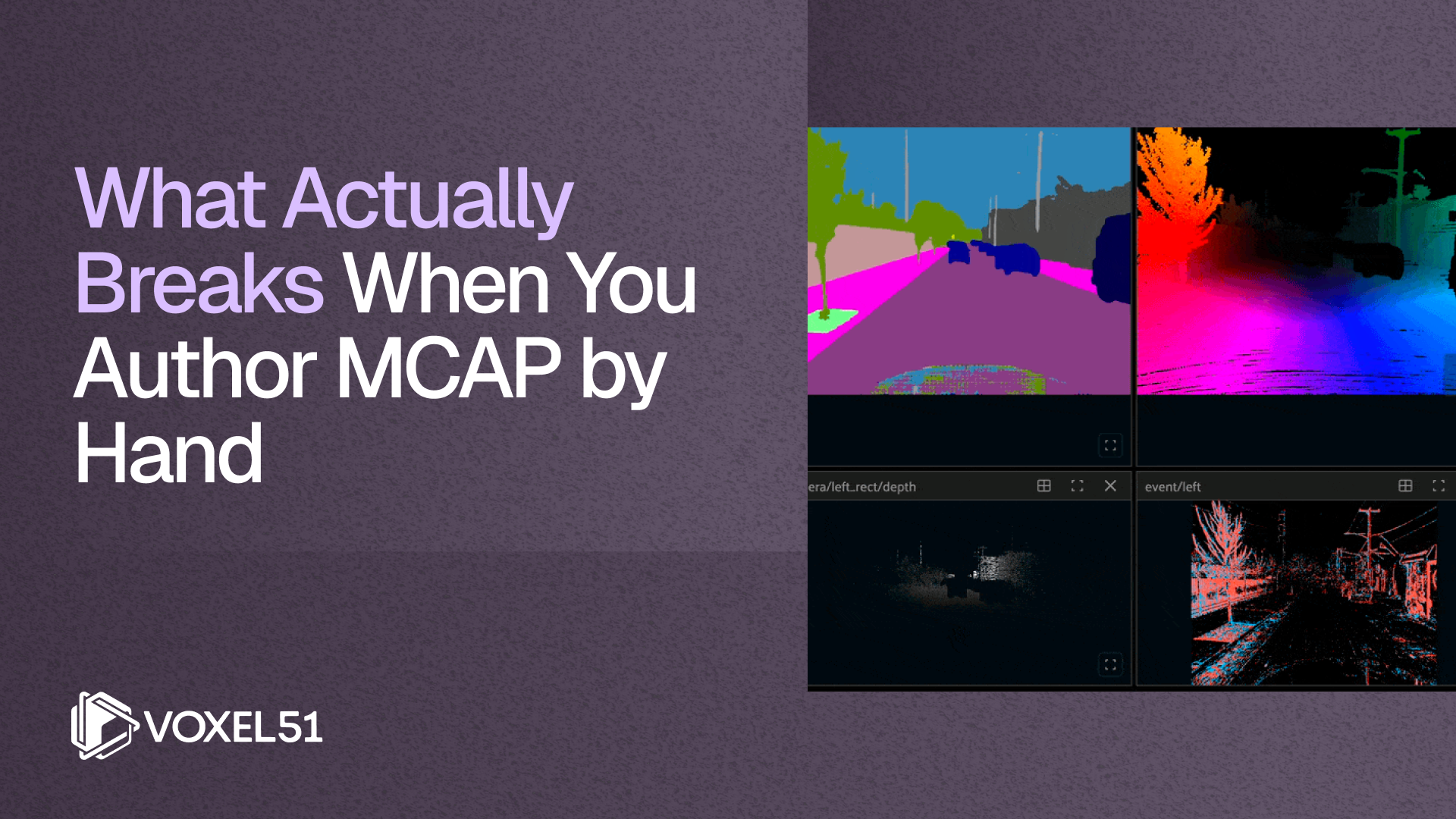 What Actually Breaks When You Author MCAP by Hand