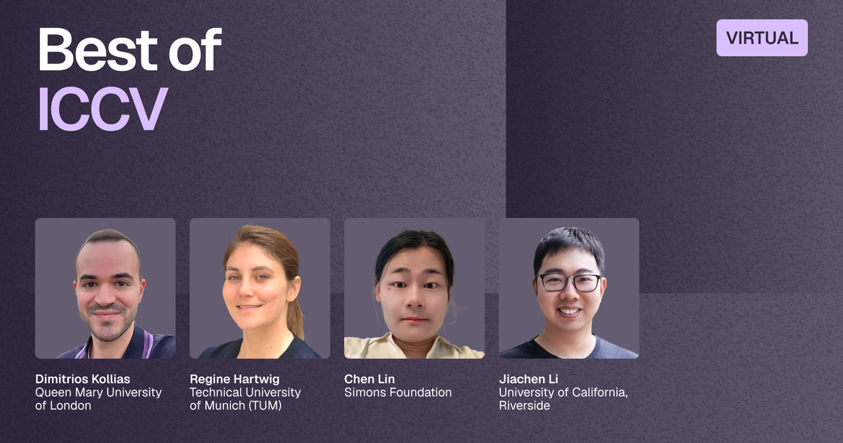 Iccv Best of ICCV - November 21, 2025