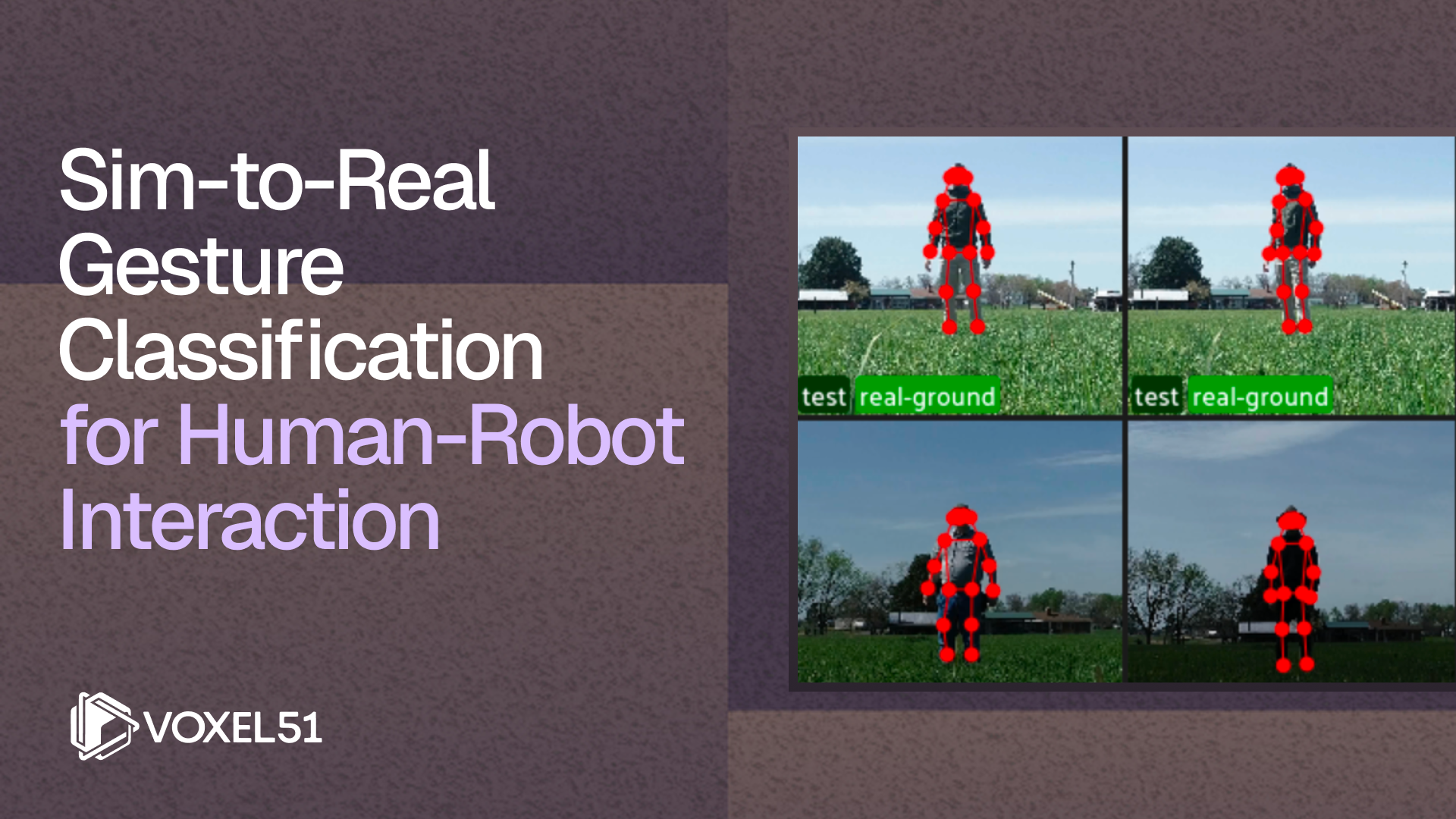 Doing It Right with FiftyOne: Sim-to-Real Gesture Classification for Human-Robot Interaction