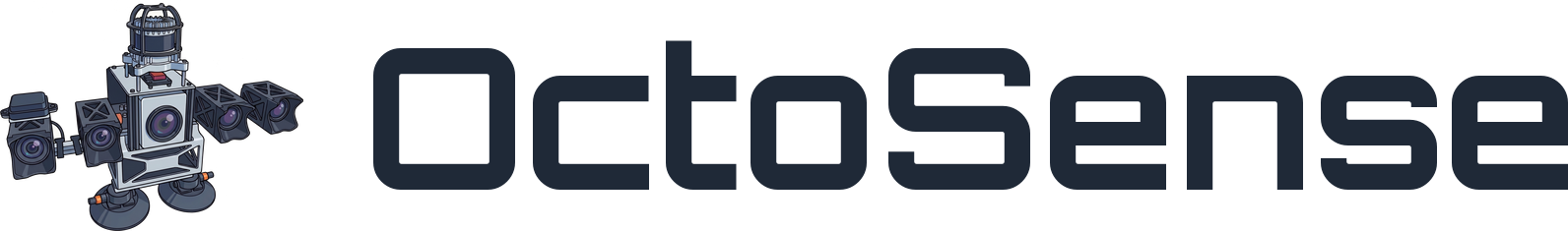 OctoSense logo showing an octopus-like robot with multiple mounted cameras beside the OctoSense wordmark.
