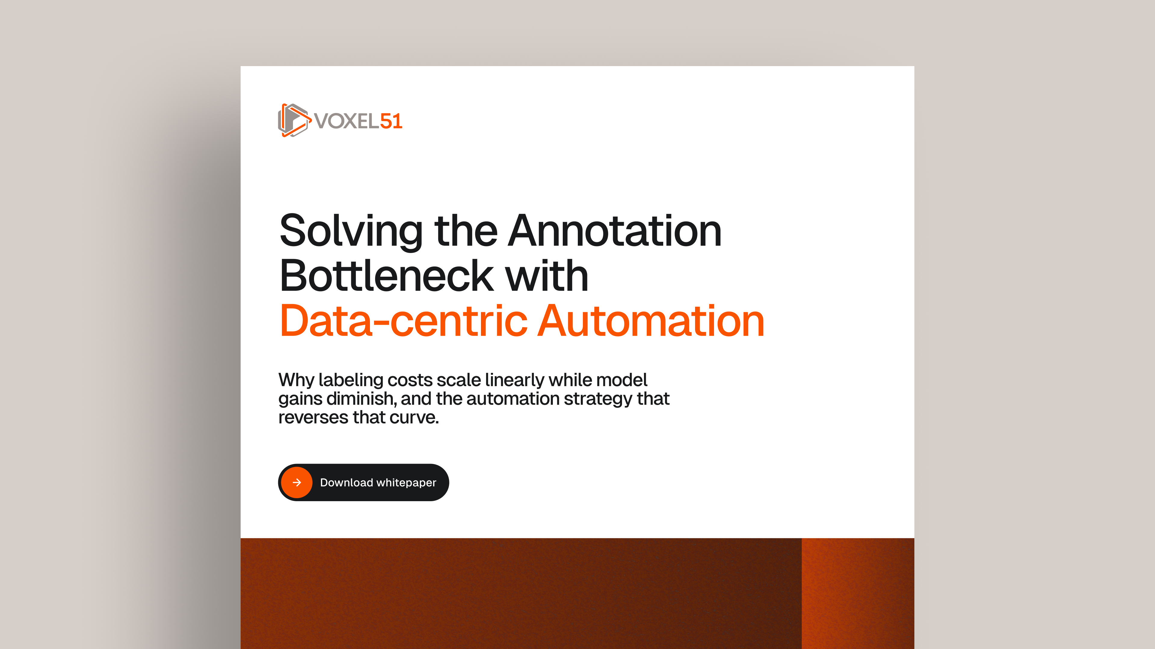 Whitepaper thumbnail image with title: Solving the Annotation Bottleneck with Data-centric Automation