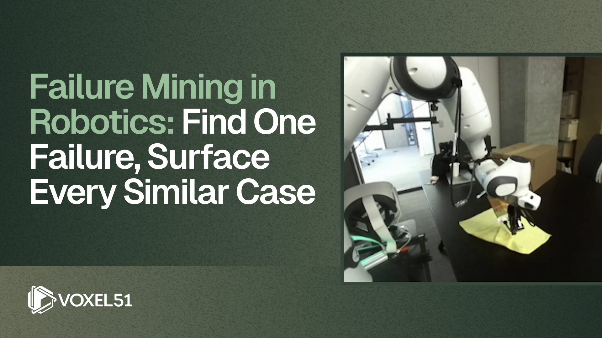 Failure Mining in Robotics: Find One Failure, Surface Every Similar Case