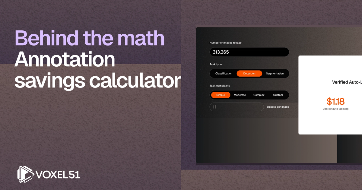 Behind the math: annotation savings calculator