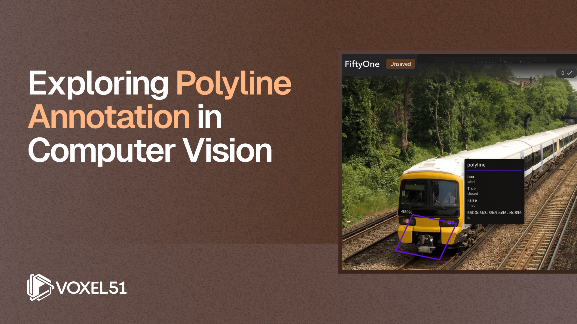 Blog title image with copy: Exploring ployline annotation in computer vision