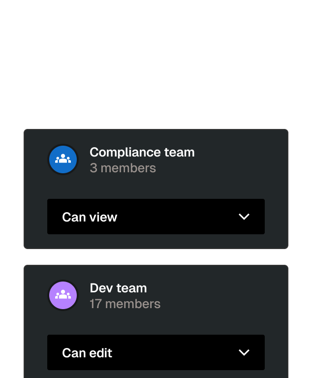 FiftyOne Enterprise role-based access controls, assigning teams view or edit permissions for data governance.