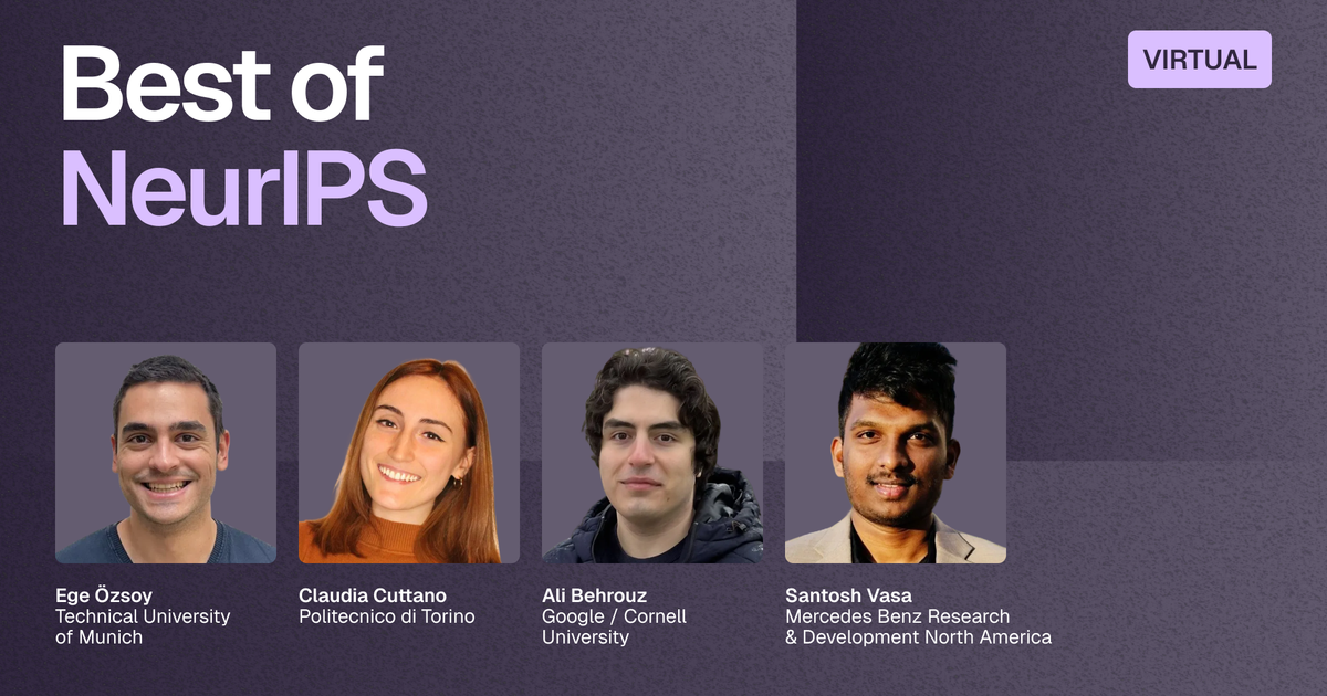Best of NeurIPS - January 14, 2026