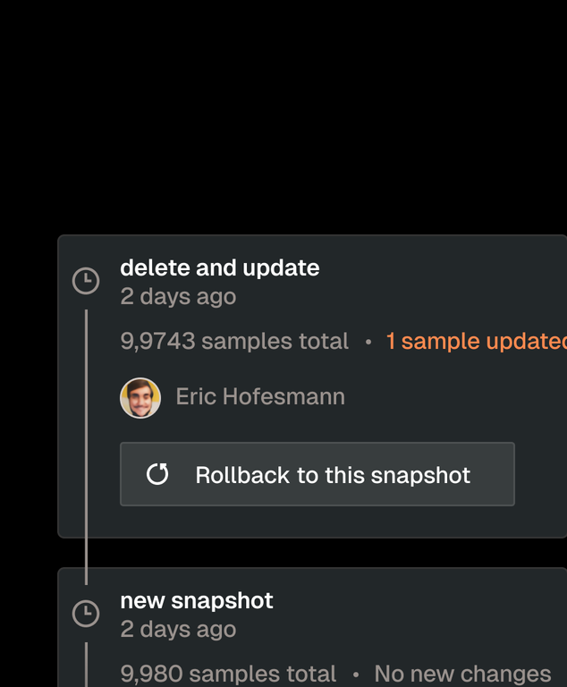 FiftyOne includes robust data versioning capabilities
