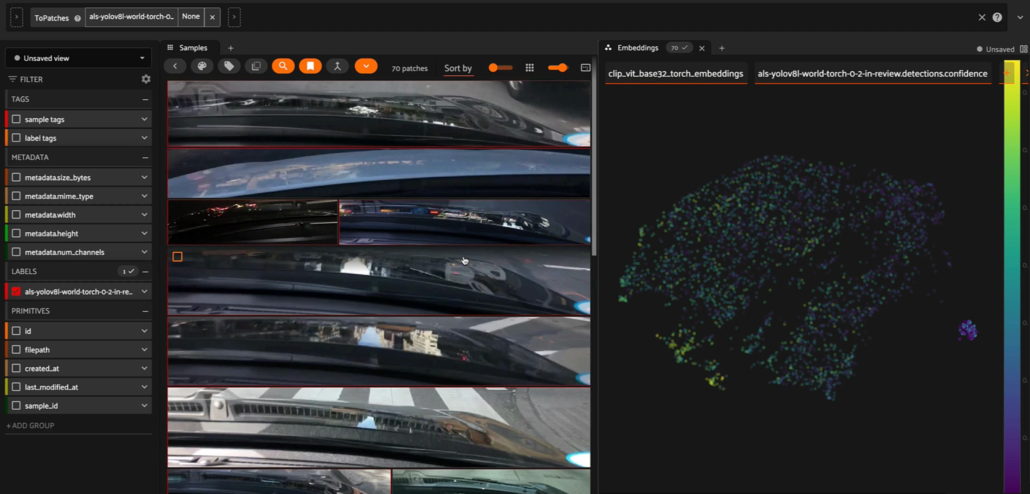 Similarity search for auto labeling