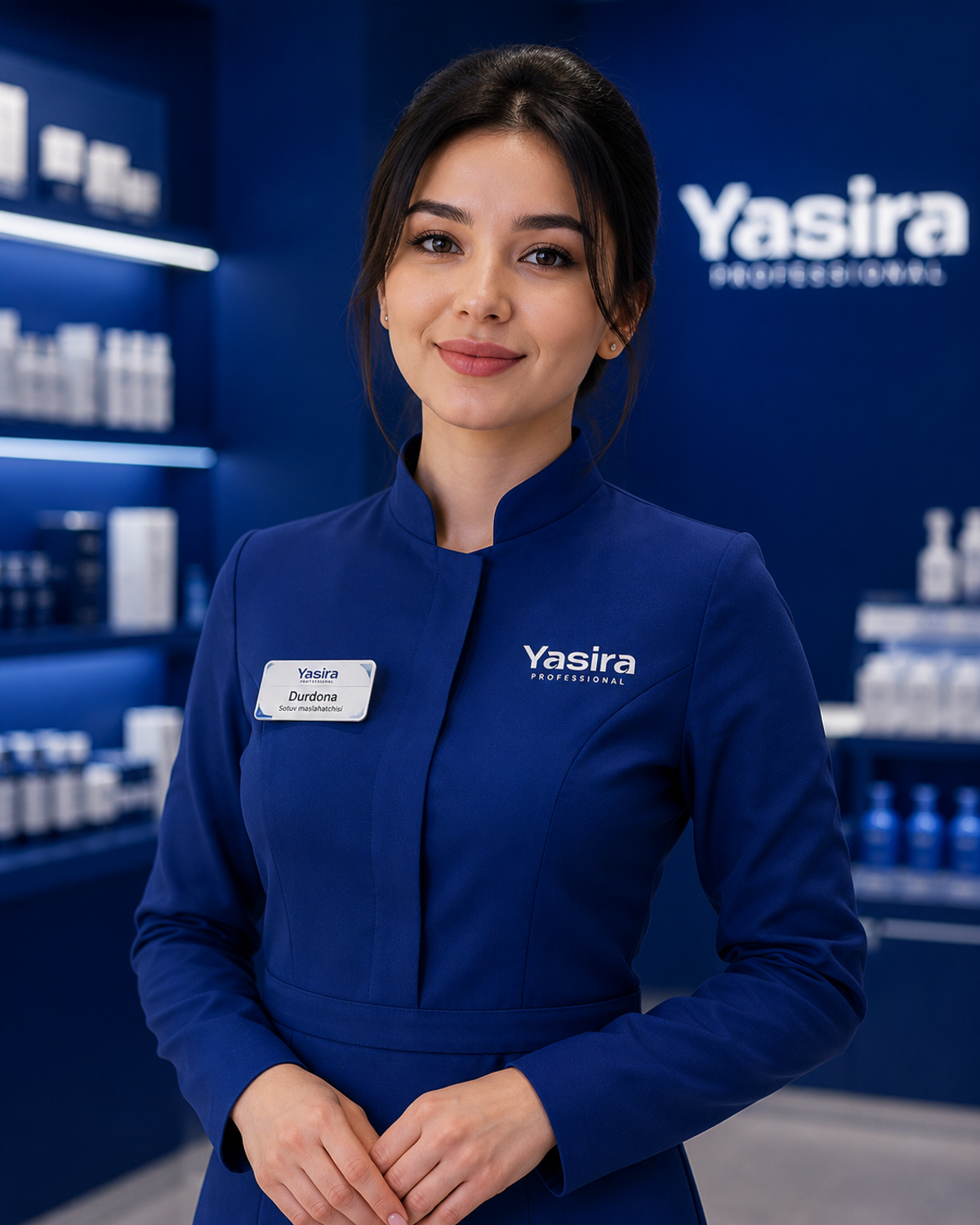 Siz bilan 'Yasira loyihasi ustida ishlash biz uchun katta sharaf bo'ldi. Hamkorligimiz natijasida yaratilgan yangi brendingiz muvaffaqiyatli rivojlanishini tilaymiz! ✨ - visual 1