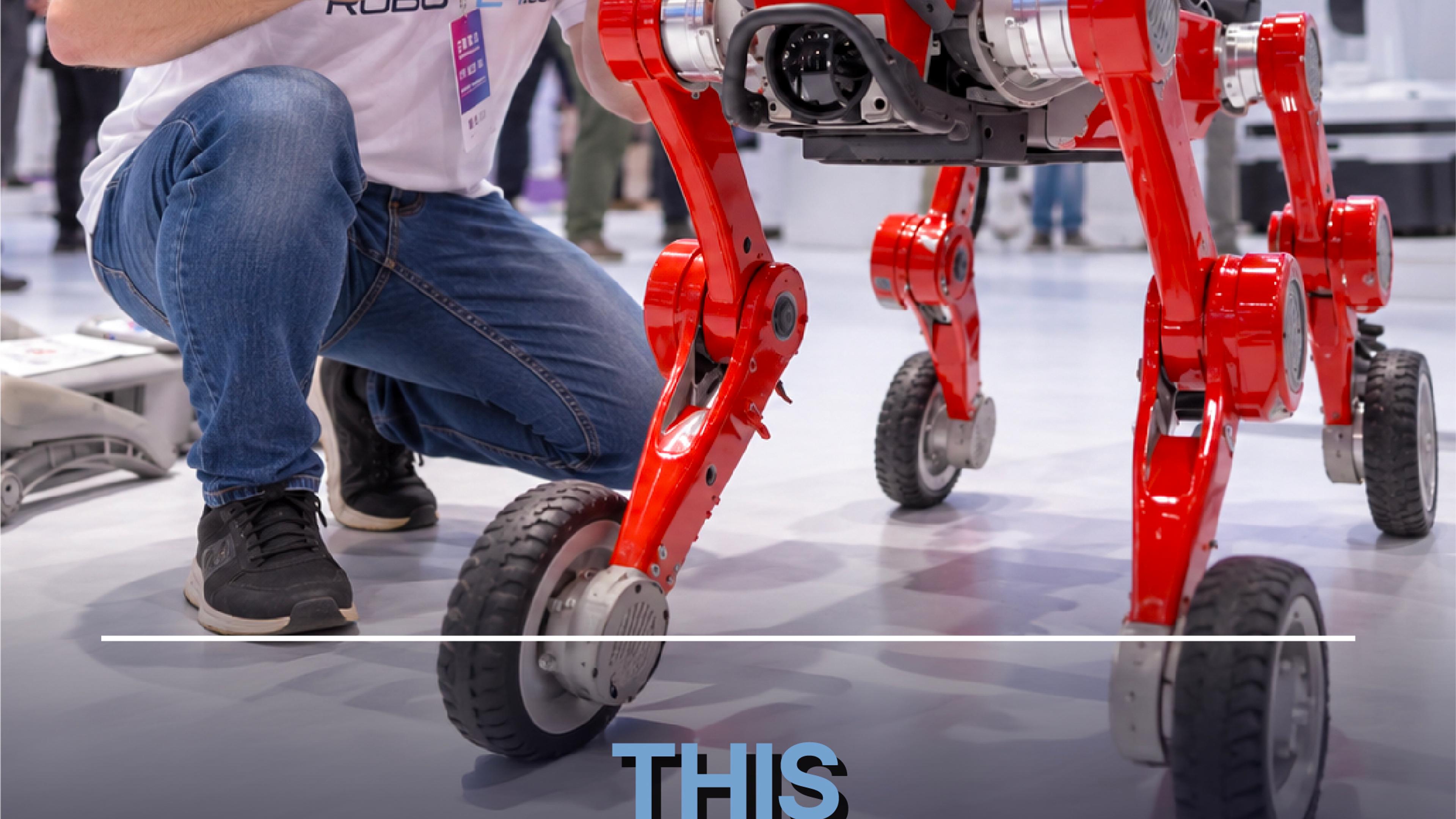 Meet the Firefighting Robot Dog GENISOM M1 at CIOE 2026