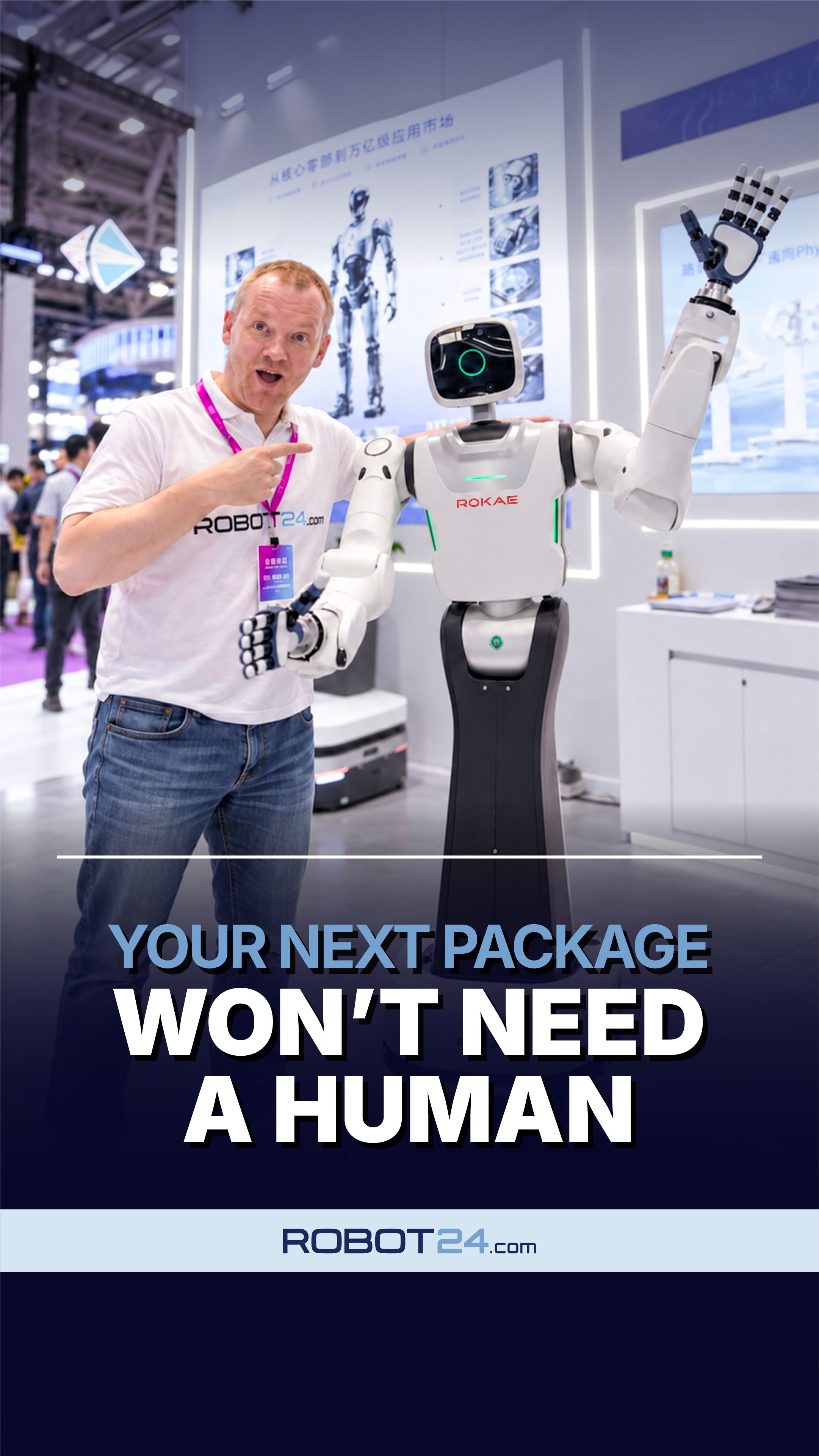 Rokae's Helios Robot Up Close at CIOE 2026 (Shenzhen)