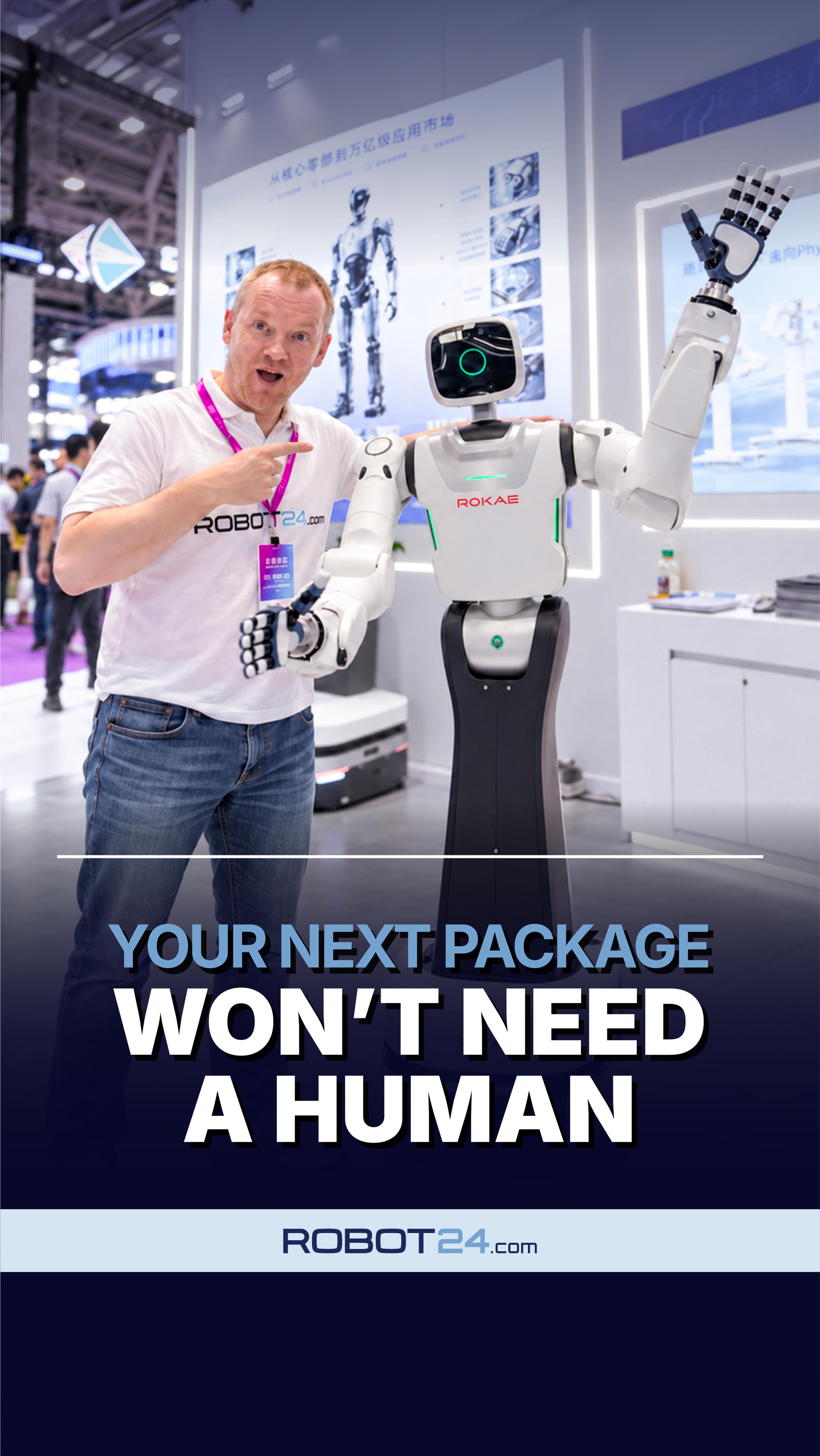 Rokae's Helios Robot Up Close at CIOE 2026 (Shenzhen)