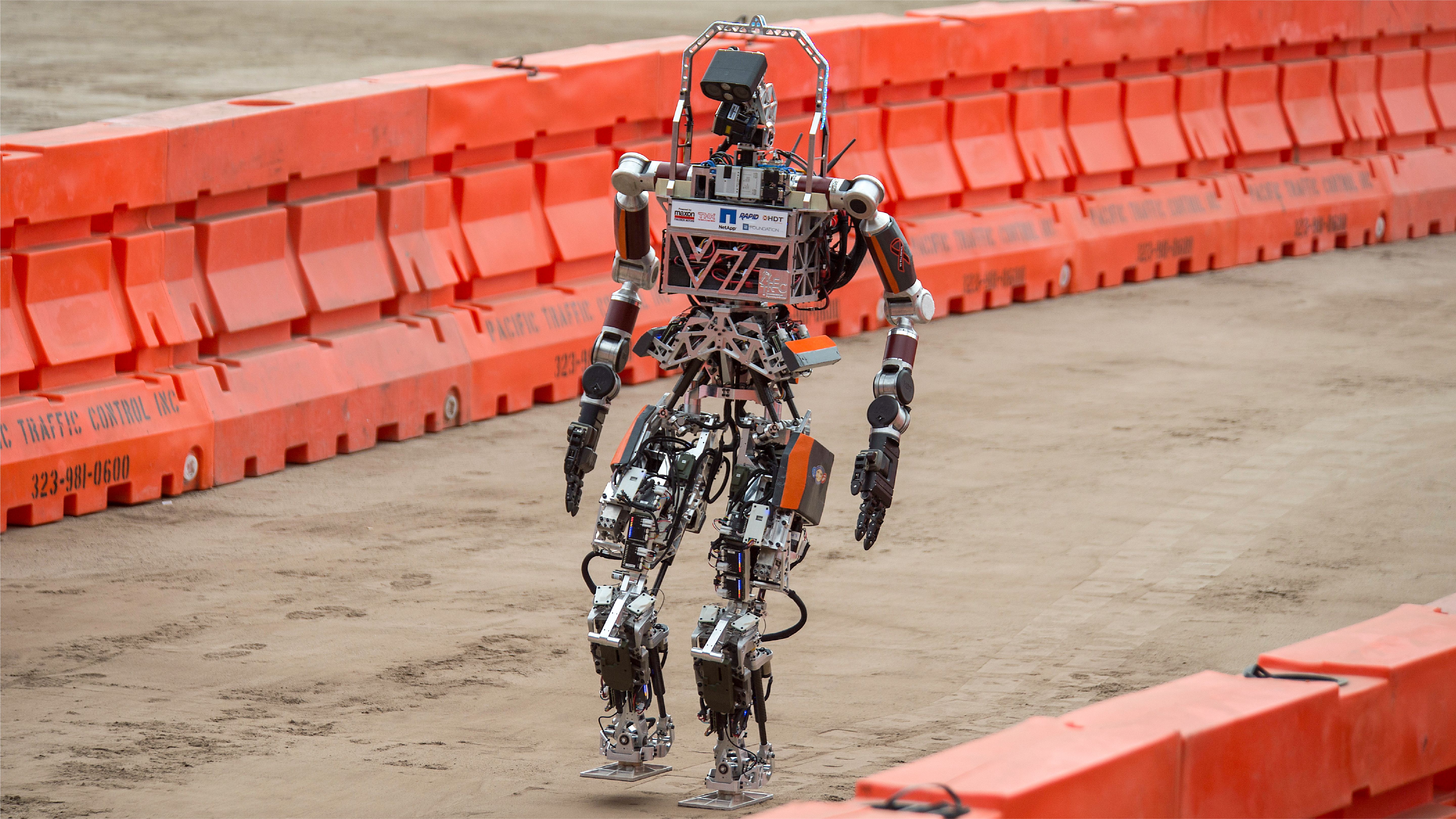 Unitree Superman Robot on race track
