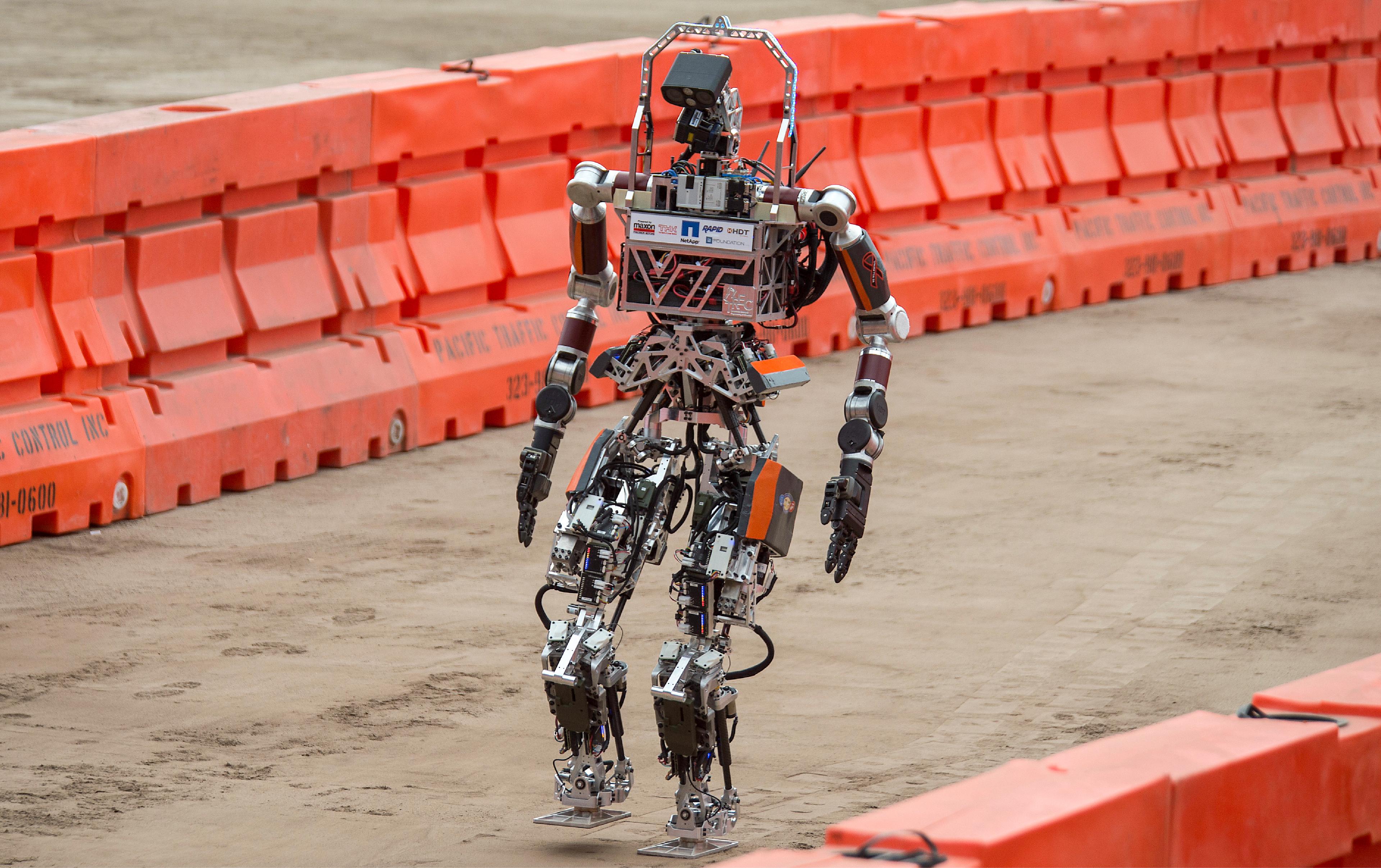 Unitree Superman Robot on race track