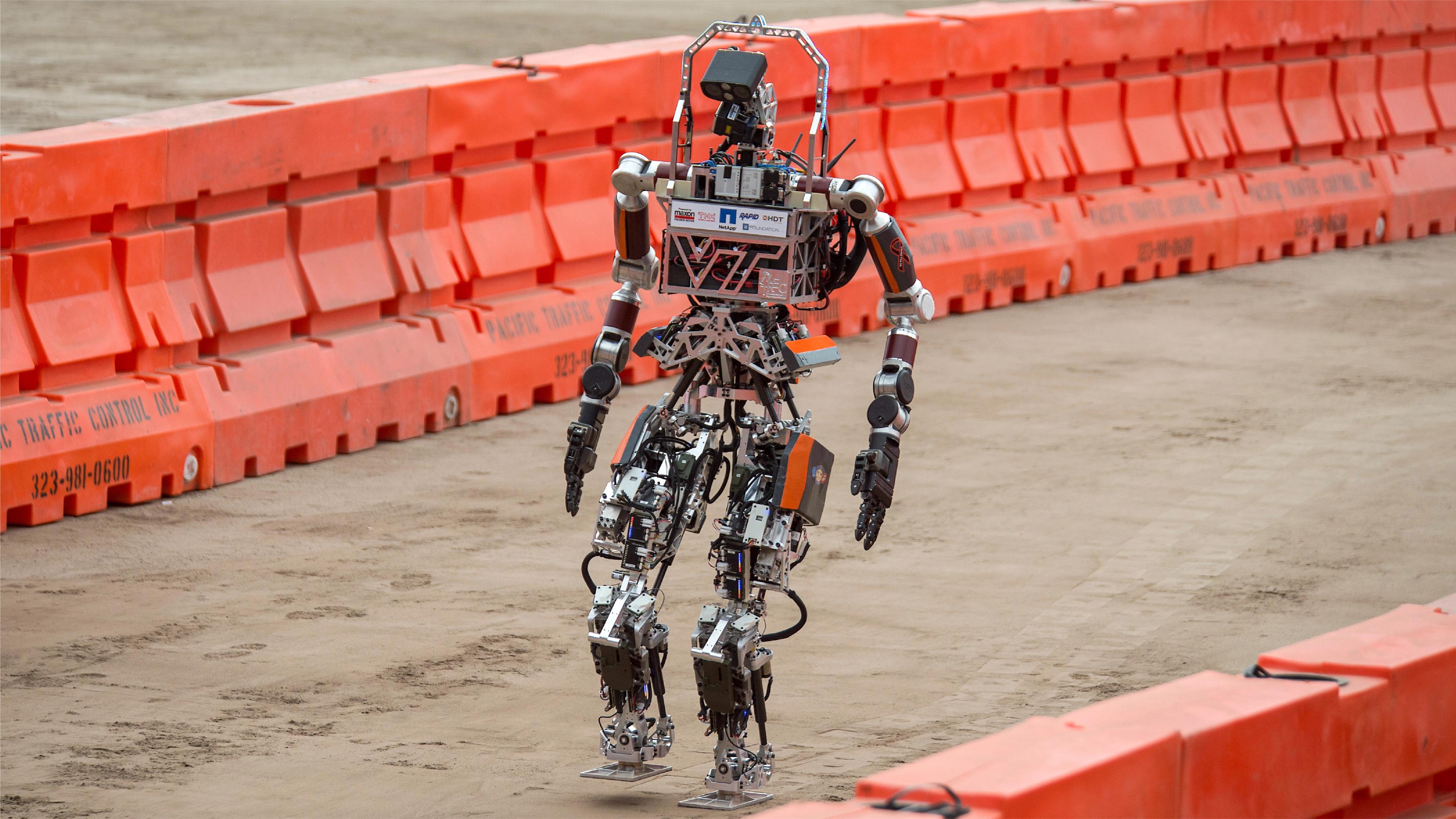 Unitree Superman Robot on race track