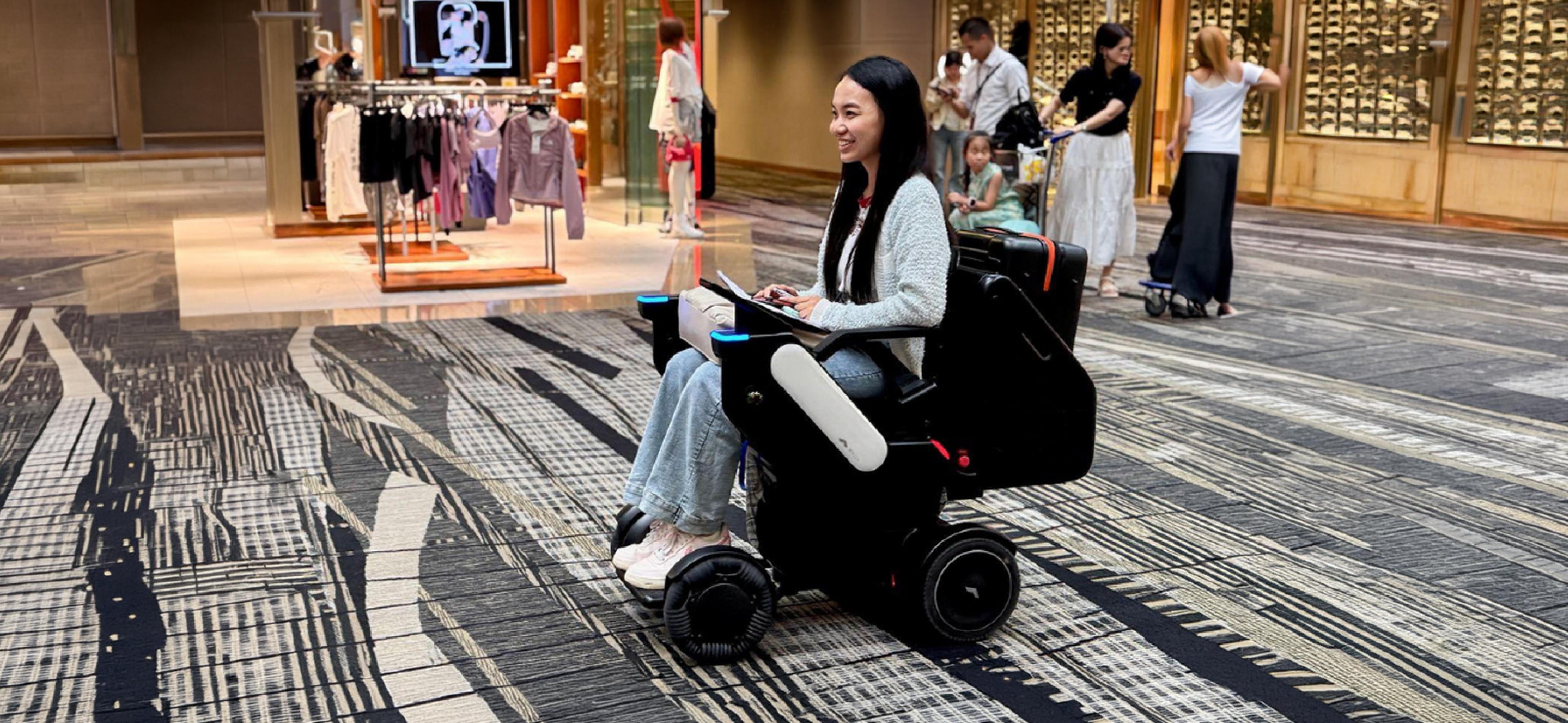 Changi Airport Deploys Up to 18 Autonomous Wheelchairs After Year-Long Trial