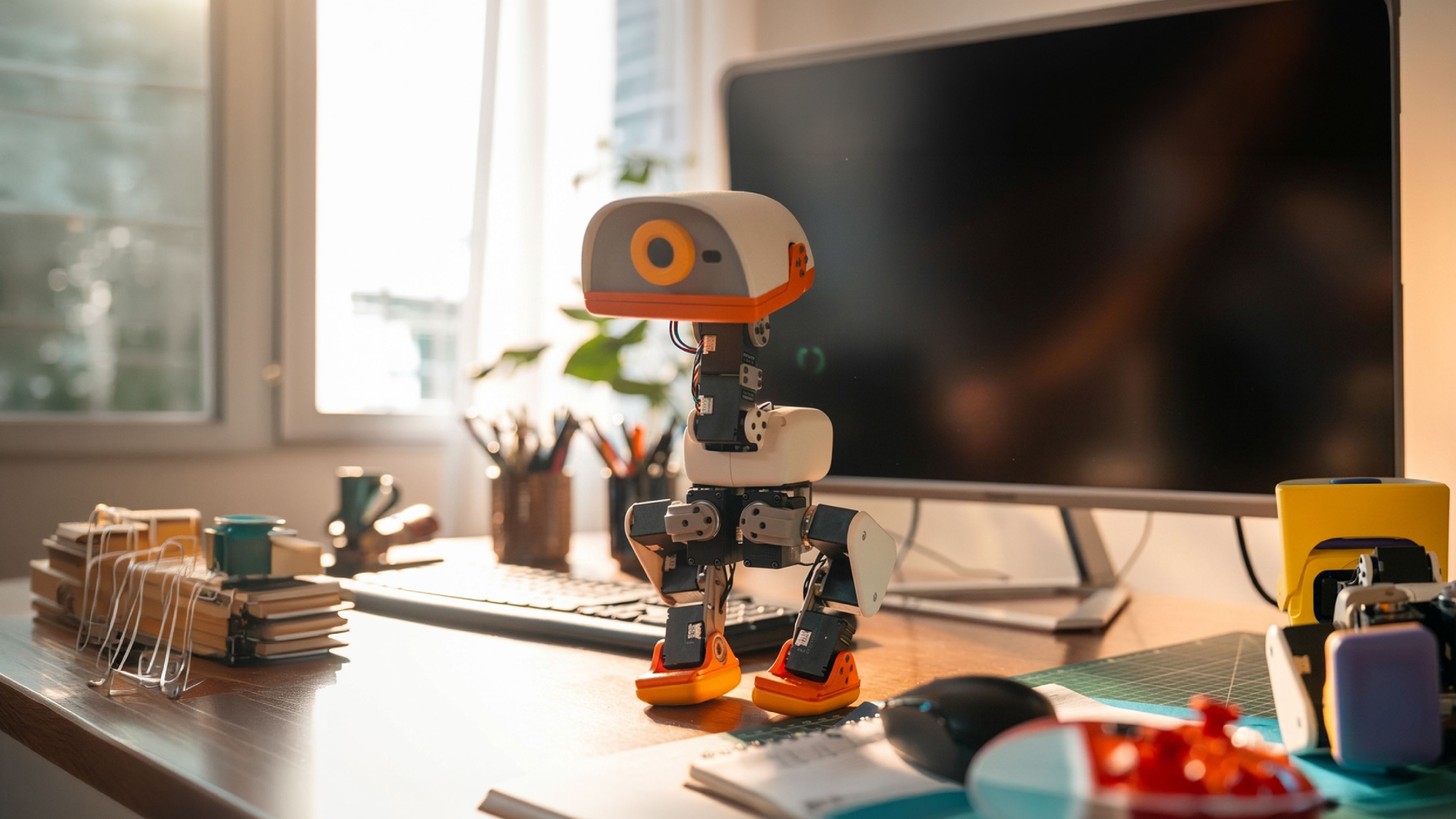 NVIDIA Uses AI Agents to Teach Tiny Walking Robot to Navigate Obstacles