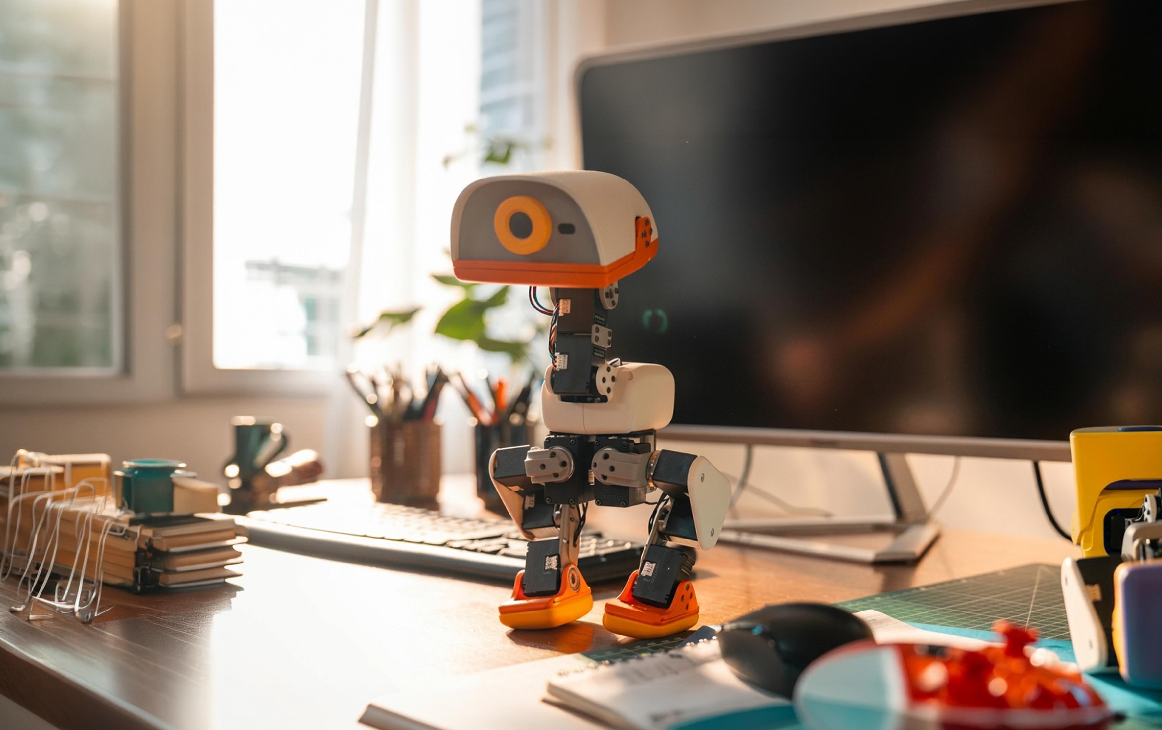 NVIDIA Uses AI Agents to Teach Tiny Walking Robot to Navigate Obstacles
