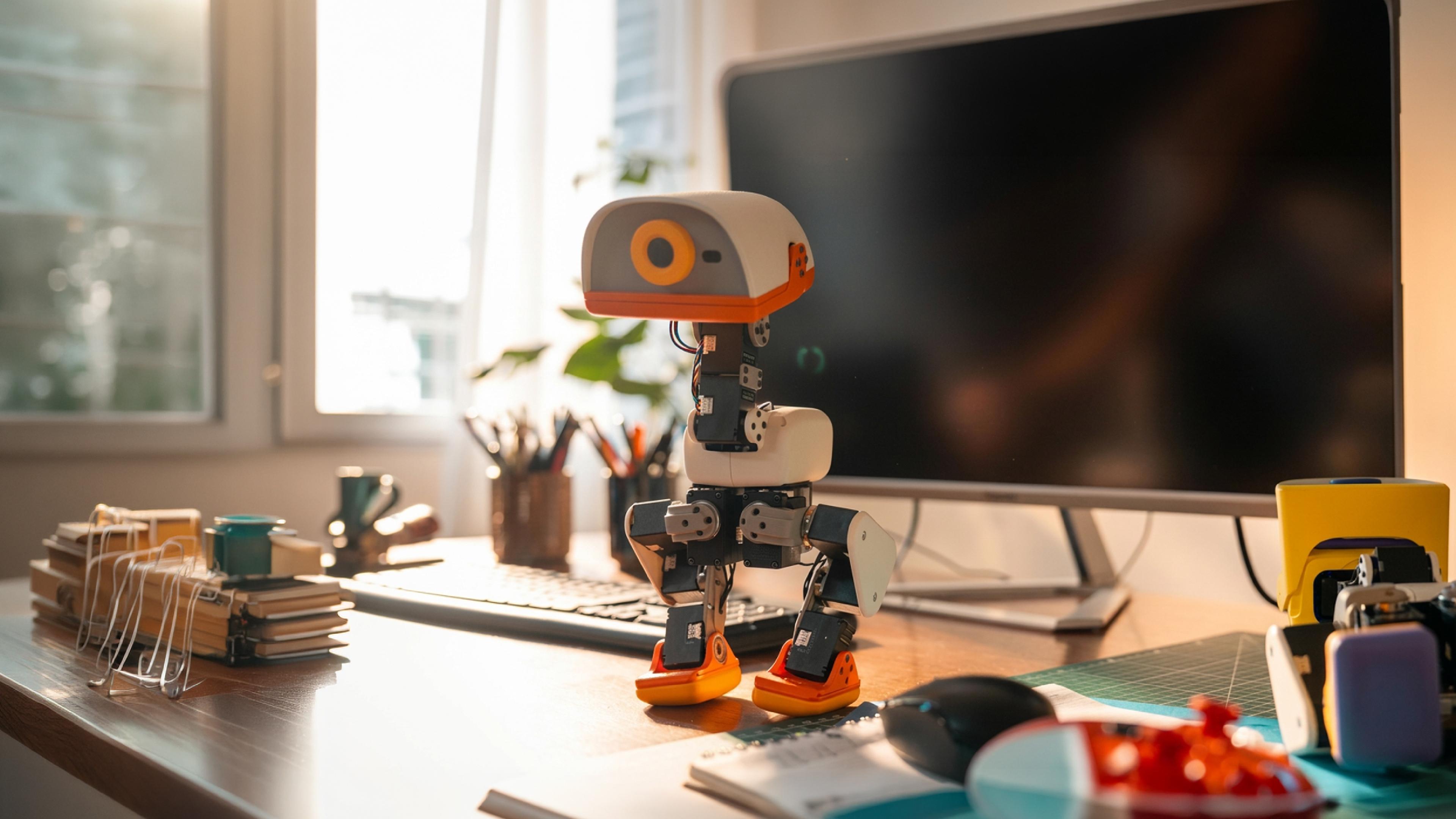 NVIDIA Uses AI Agents to Teach Tiny Walking Robot to Navigate Obstacles