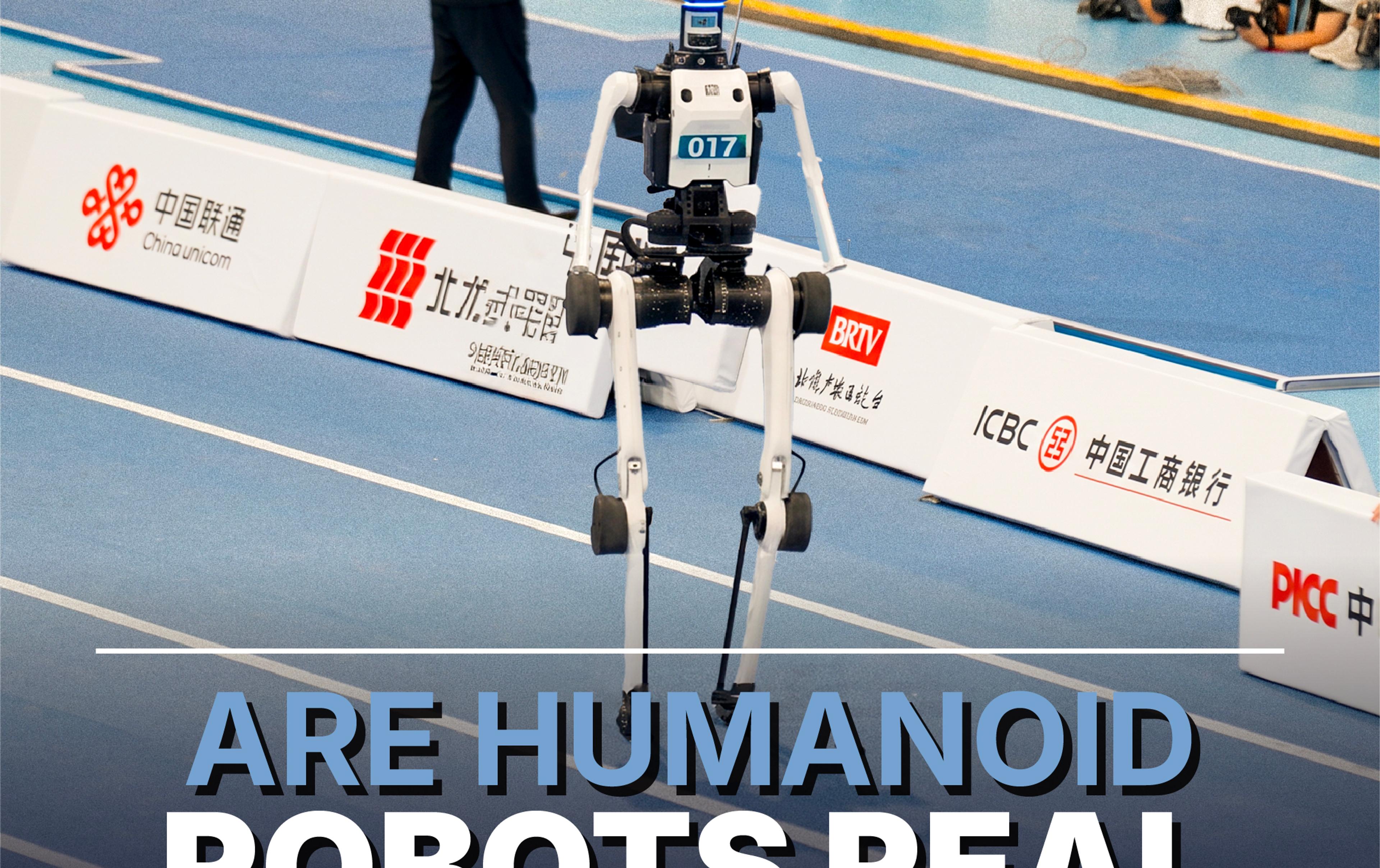 Robots Compete in Football, Boxing and Track Events
