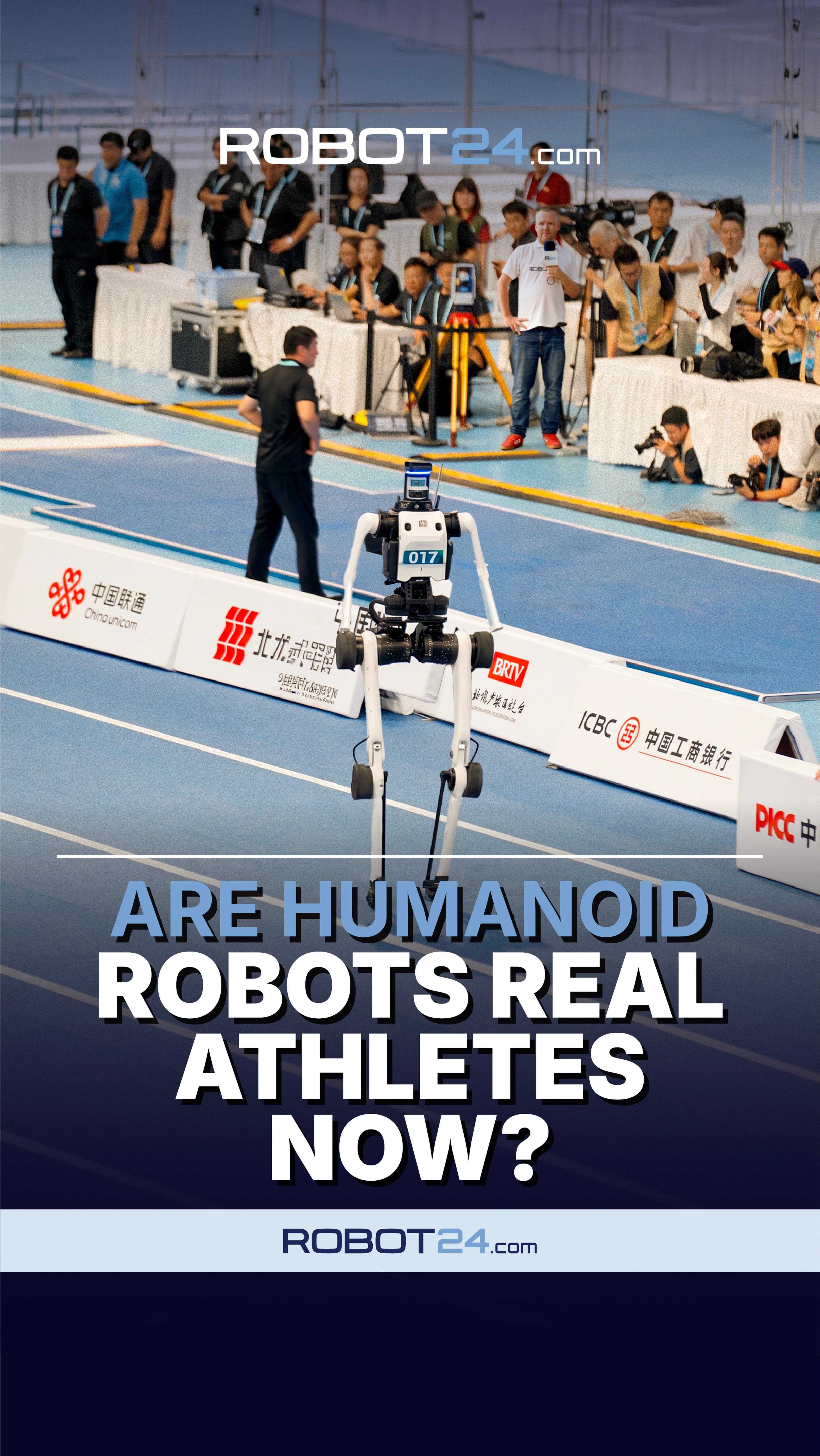 Robots Compete in Football, Boxing and Track Events
