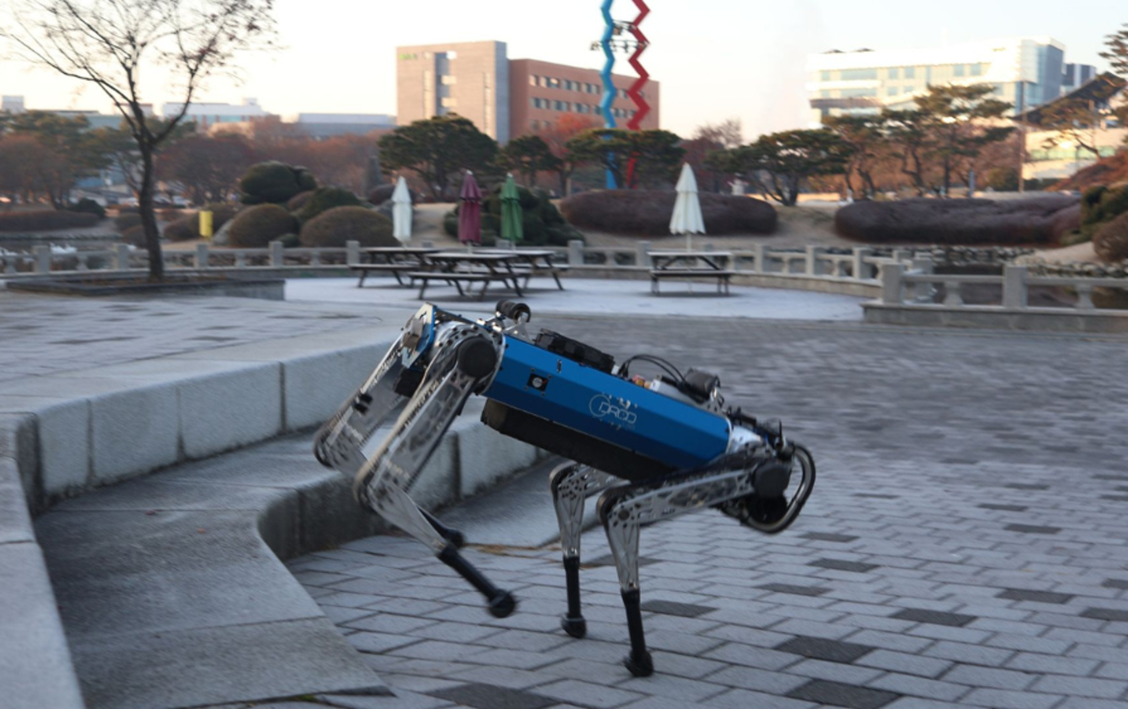 KAIST Develops AI-Powered Robot Dog That Switches Gaits to Handle Rough Terrain