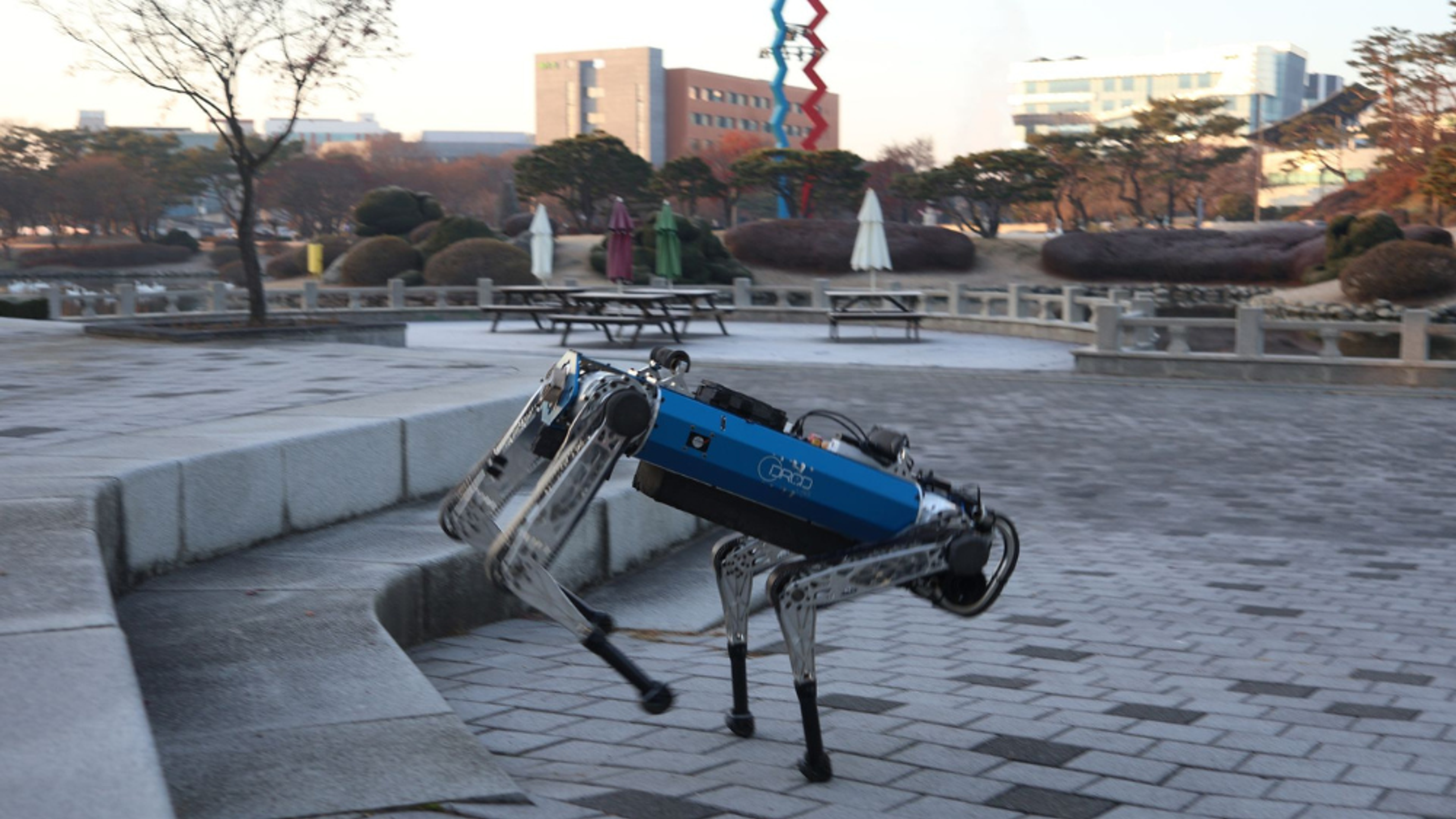 KAIST Develops AI-Powered Robot Dog That Switches Gaits to Handle Rough Terrain