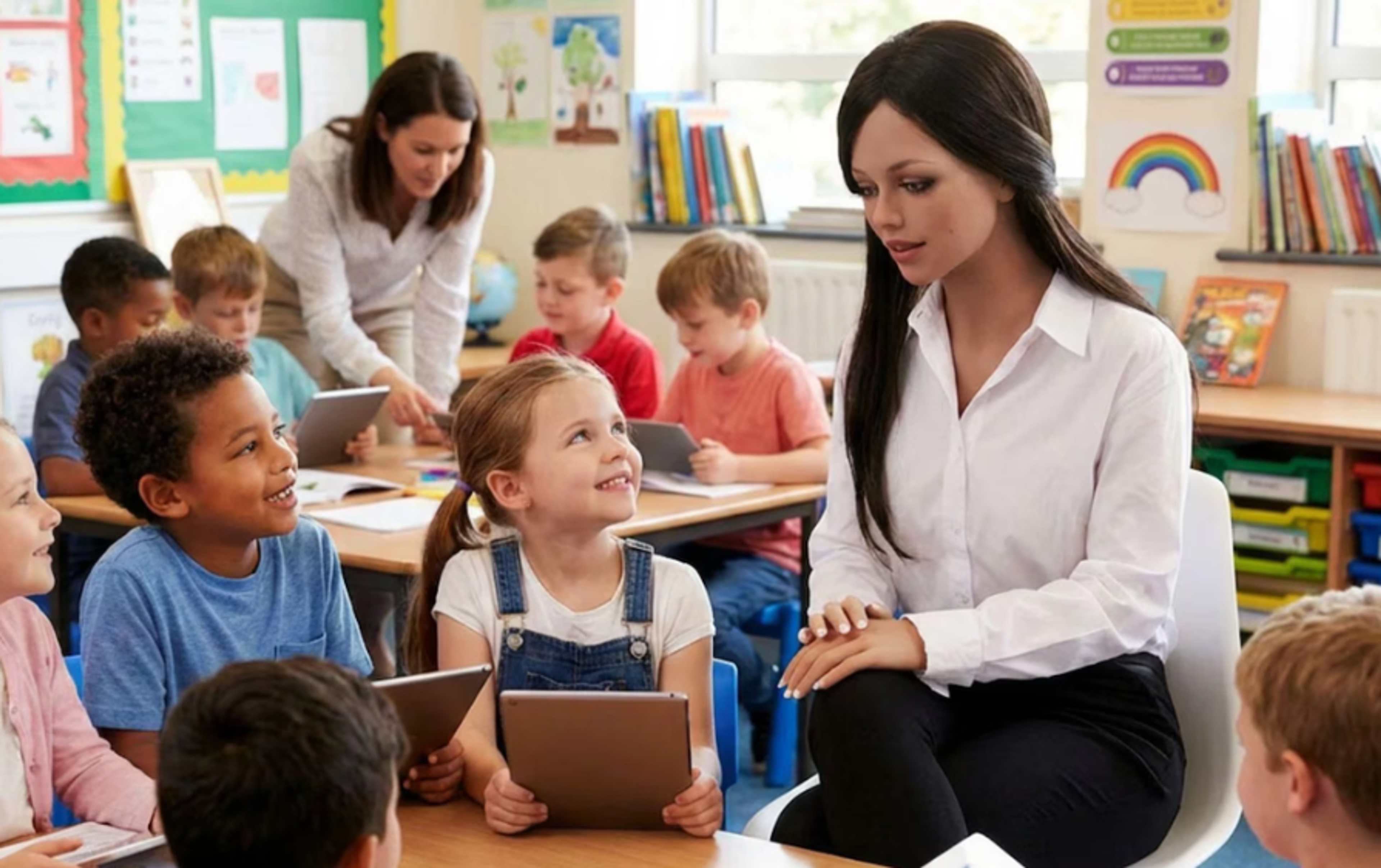 Salamanca High School Introduces Humanoid Robot as Classroom Teaching Assistant