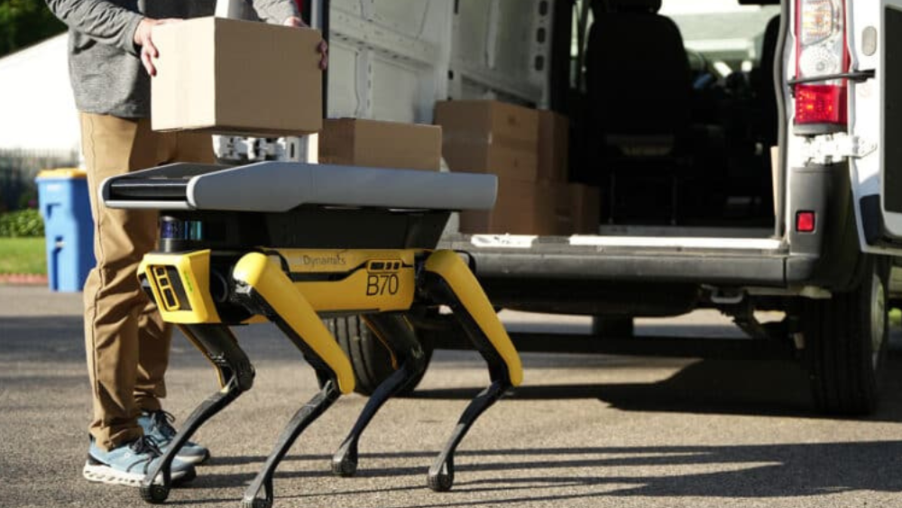 Boston Dynamics Tests Spot Robot for Package Deliveries