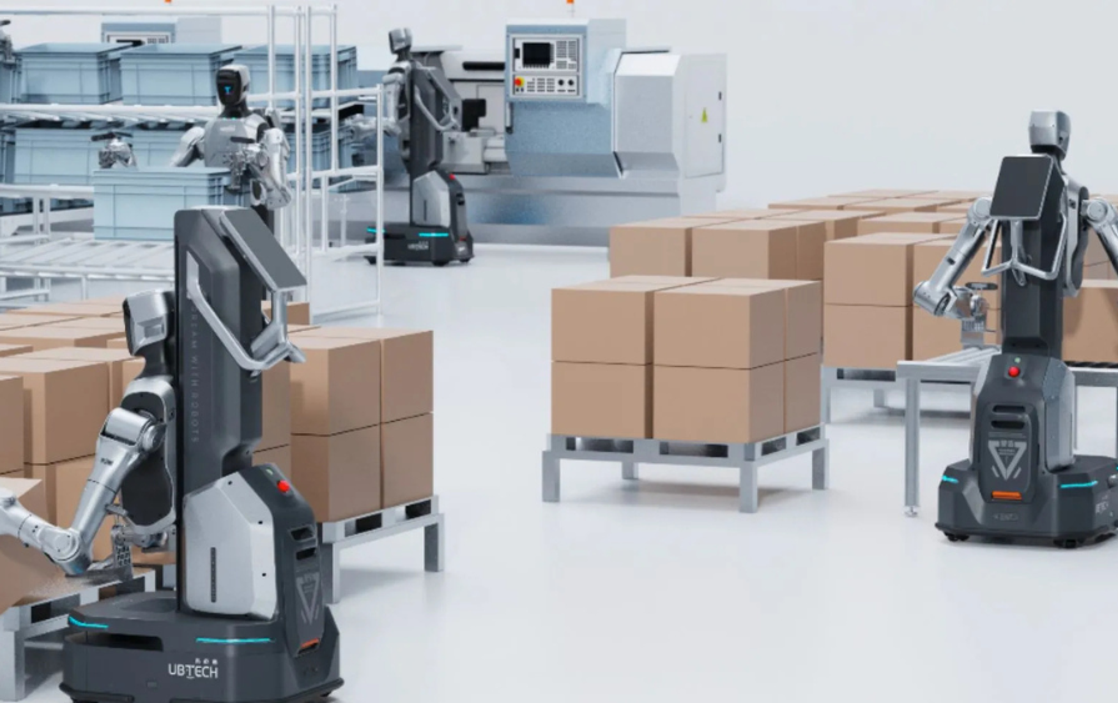 UBTech Introduces Cruzr Y1 Robot for Warehouse and Logistics Work