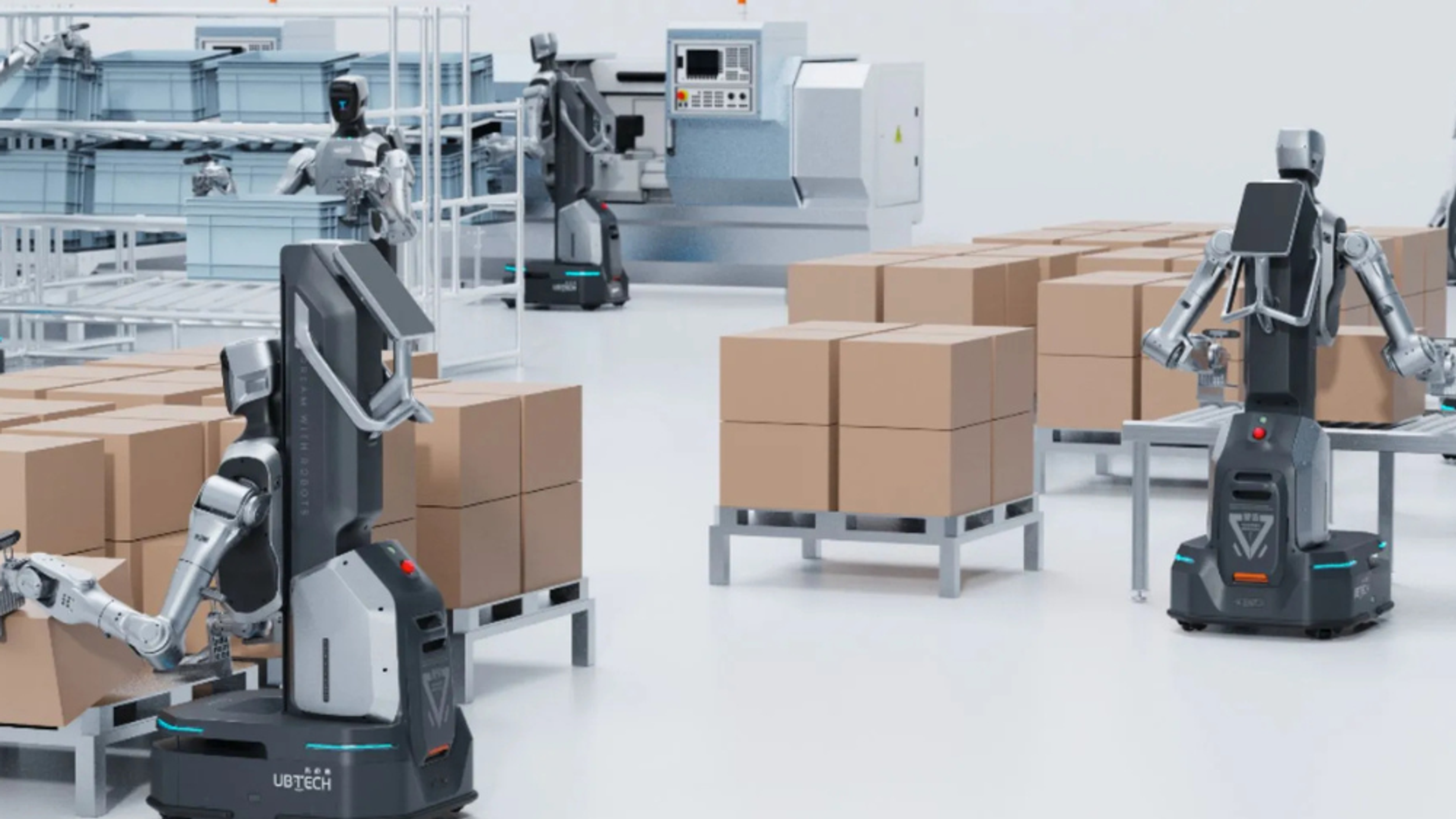UBTech Introduces Cruzr Y1 Robot for Warehouse and Logistics Work