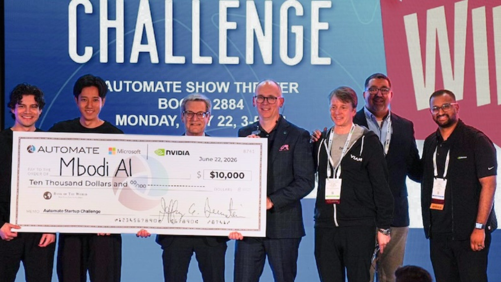 Mbodi Wins Automate's 2026 Startup Challenge