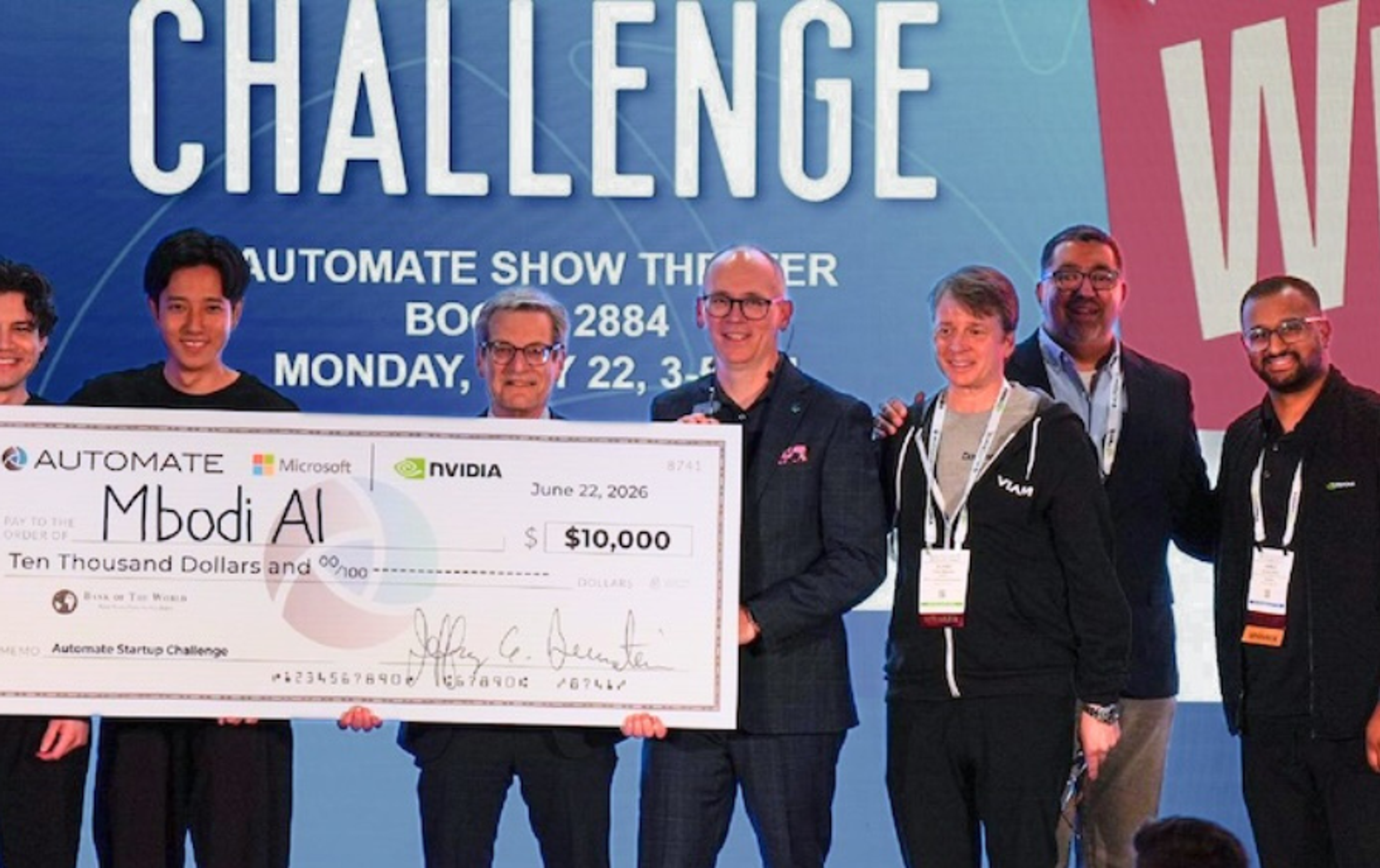Mbodi Wins Automate's 2026 Startup Challenge