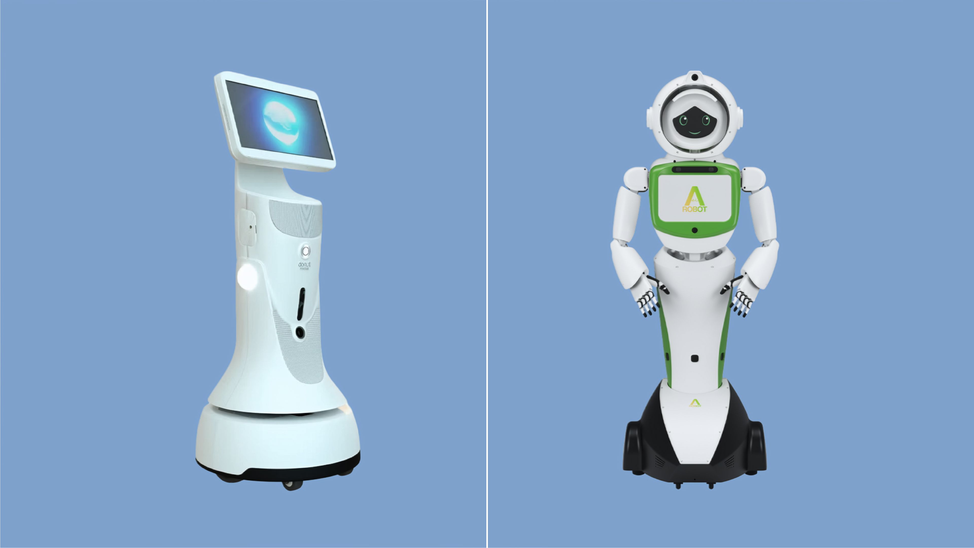 donut-robotics-cinnamon-guide-vs-aeirobot-aimy-which-hotel-service-robot-fits-better