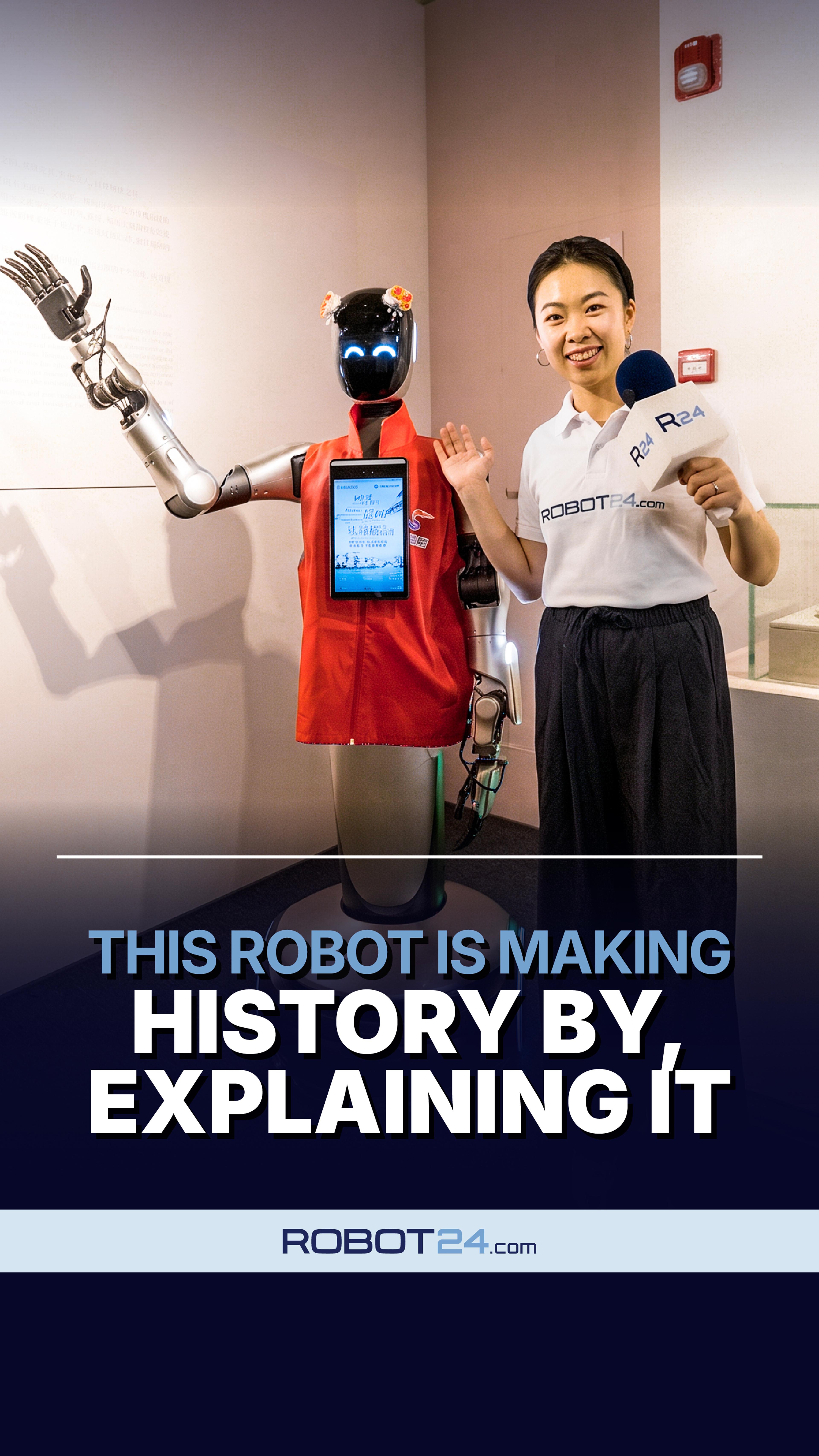 This Robot Is Making History By Explaining It